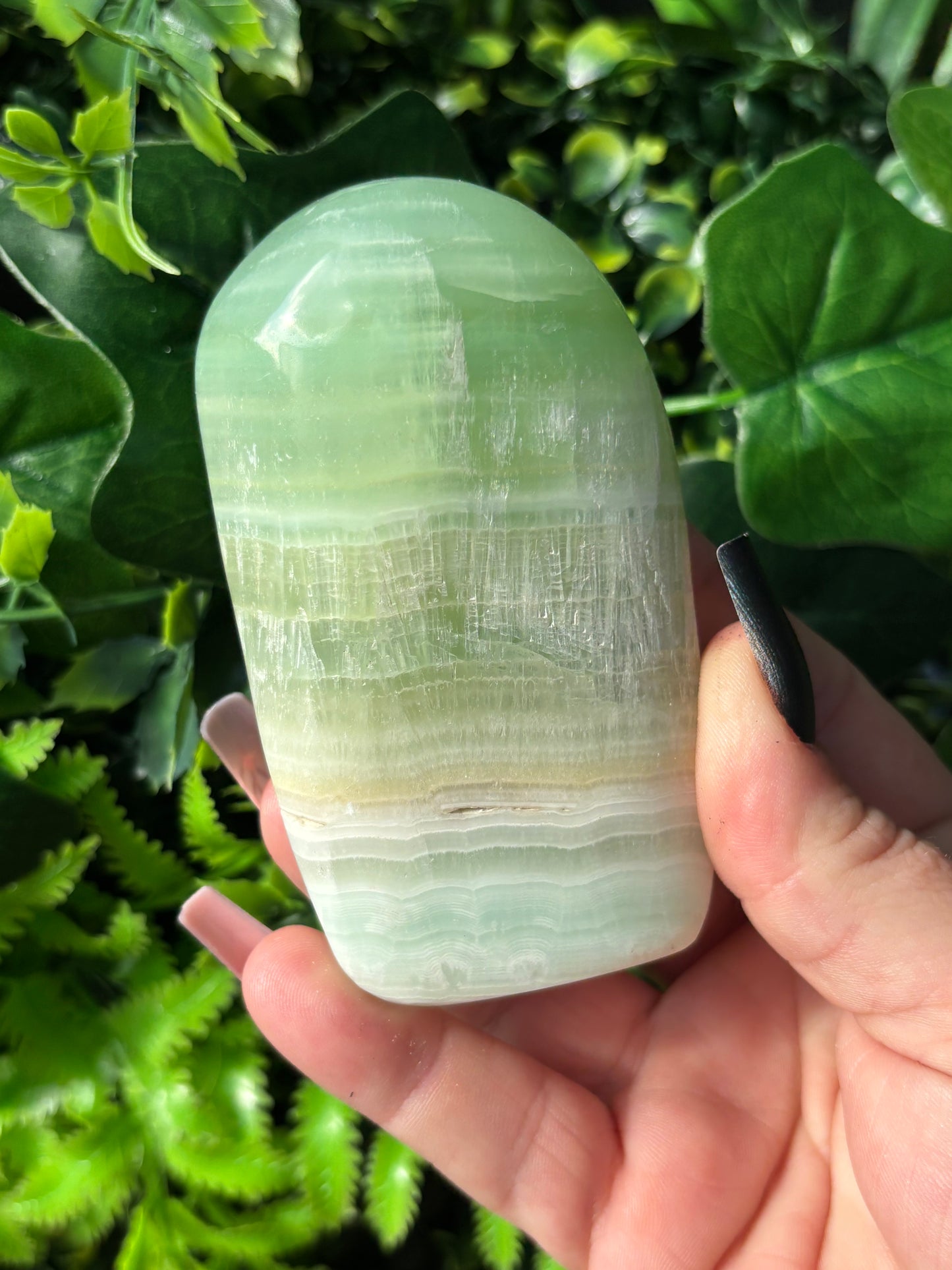 Pistachio Calcite freeforms