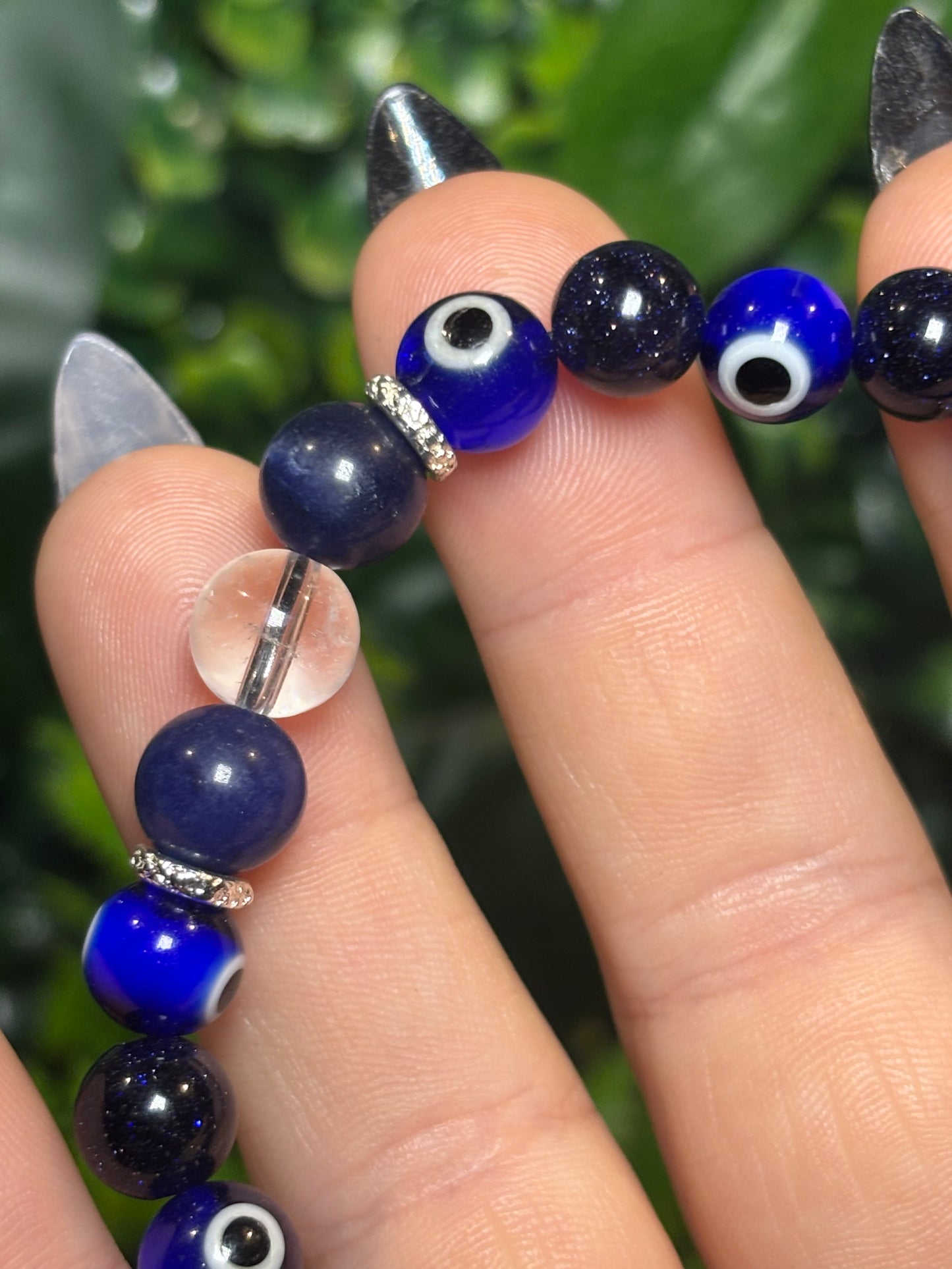 Evil Eye beaded bracelet - 8mm