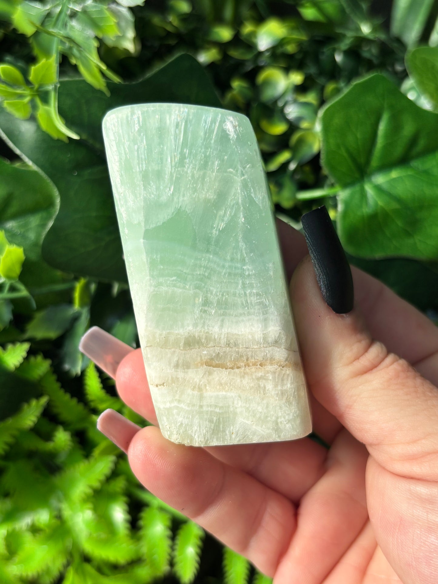 Pistachio Calcite freeforms