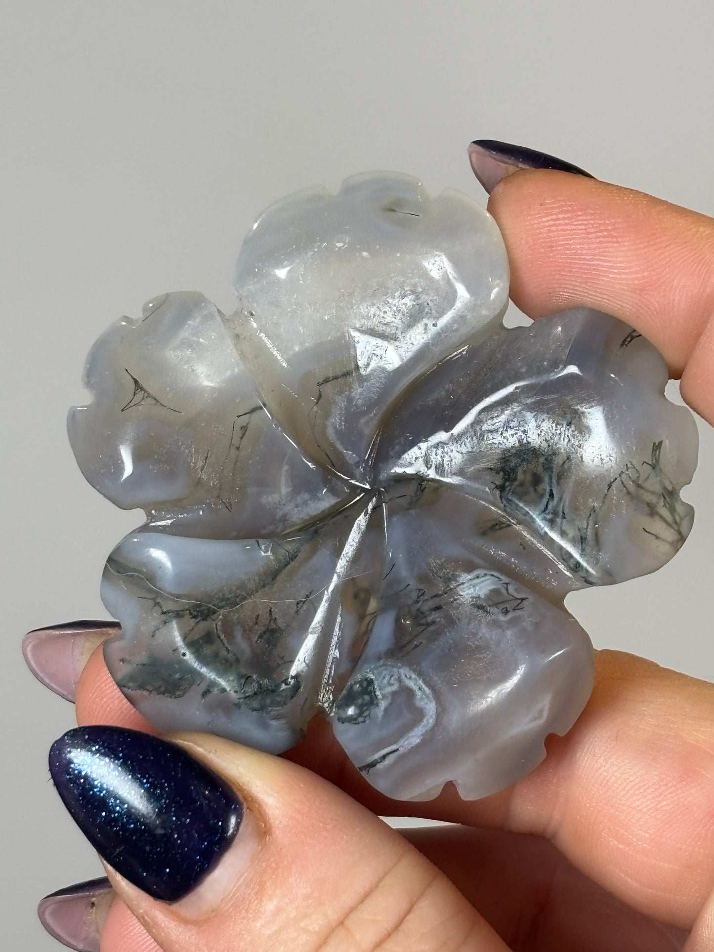 Moss agate blossoms