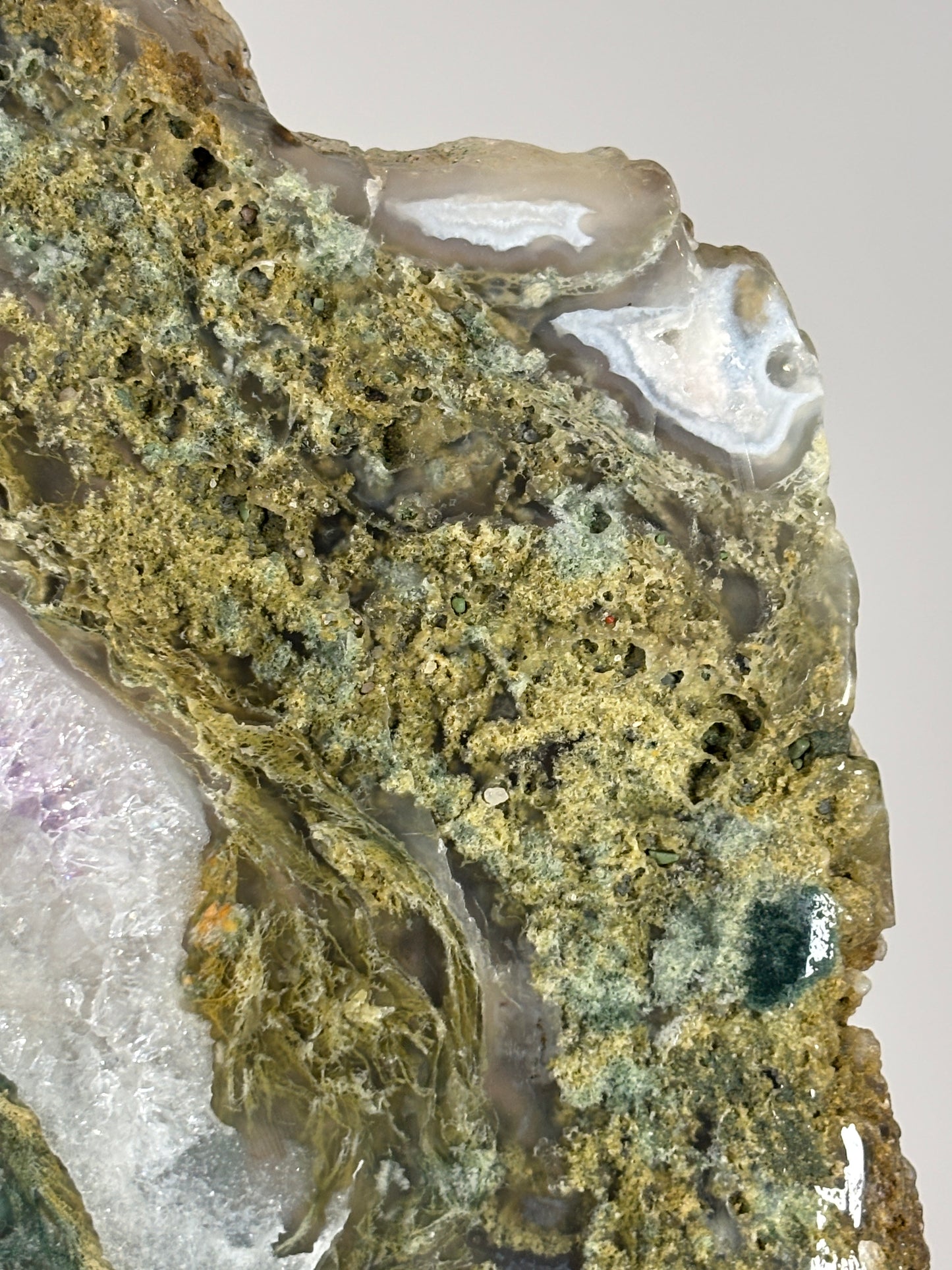 Moss Agate slabs - raw edge