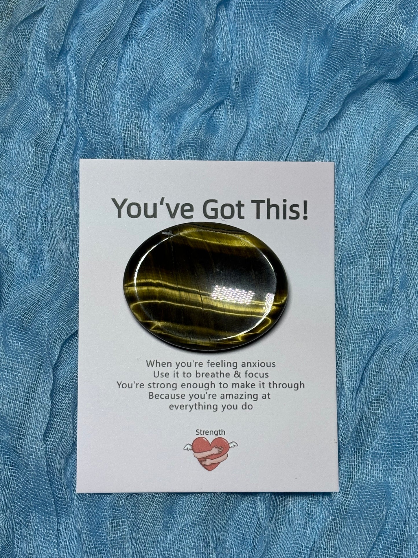 Tigers Eye Worry Stone