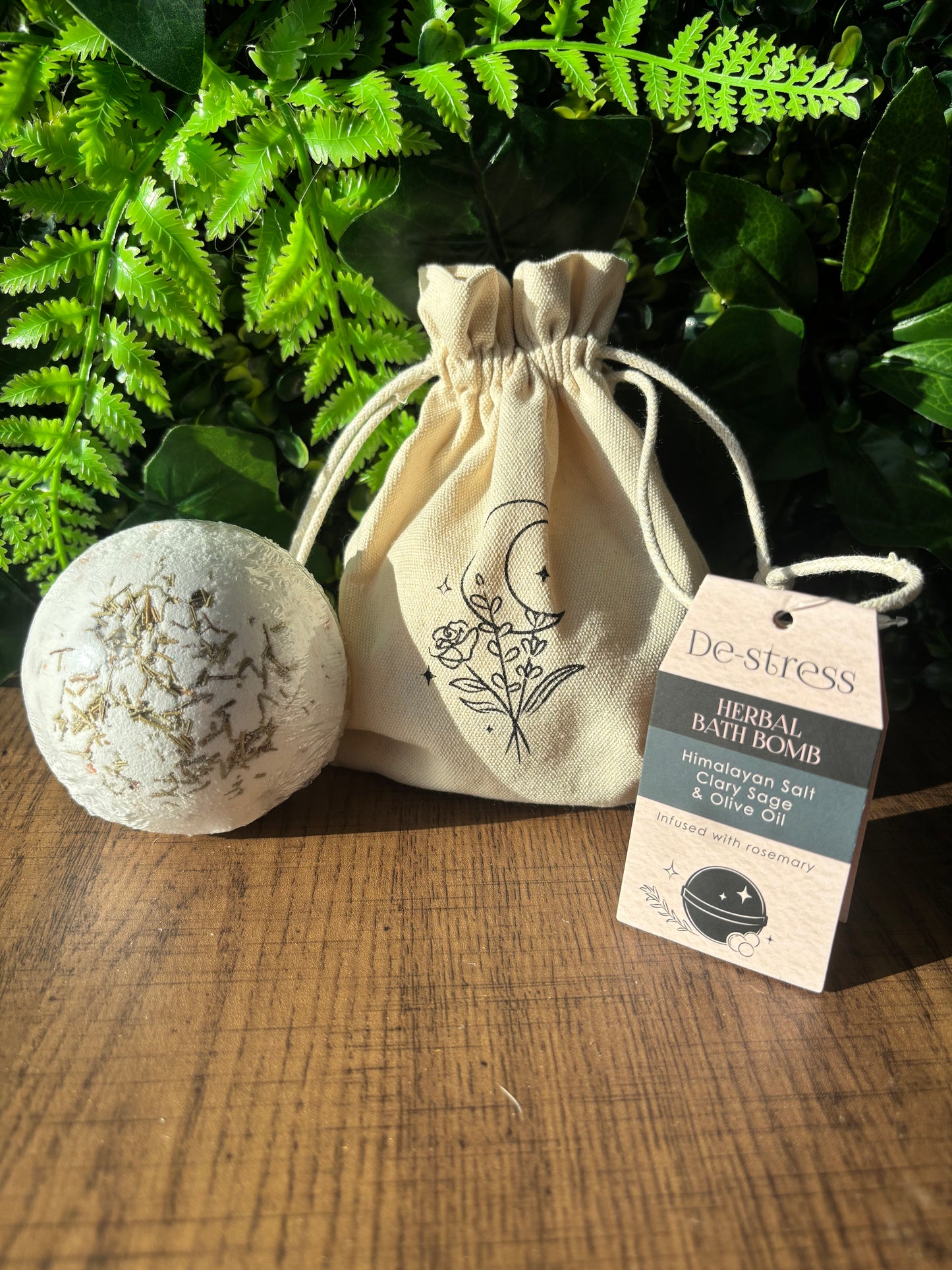 Herbal bath bombs