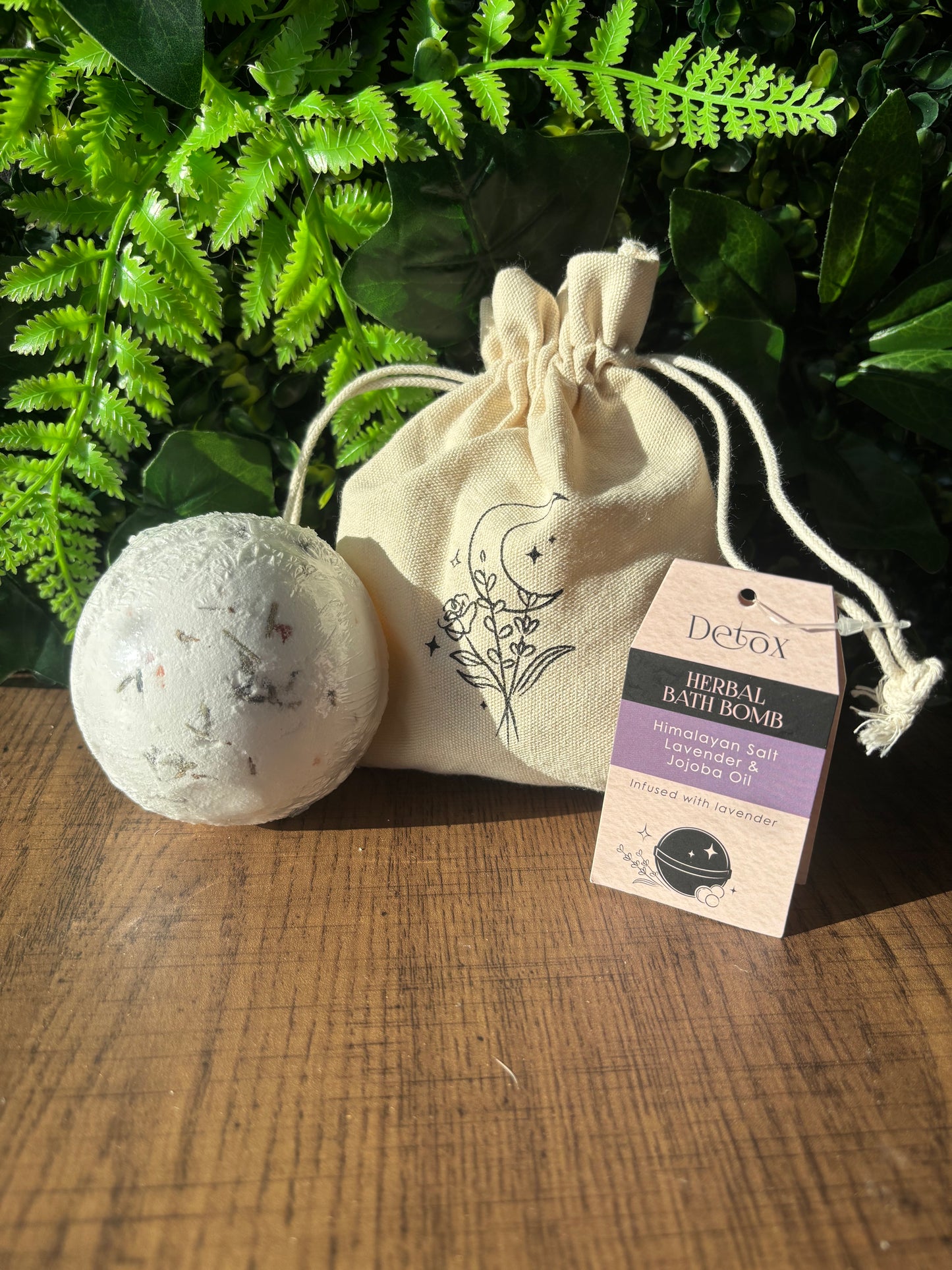 Herbal bath bombs