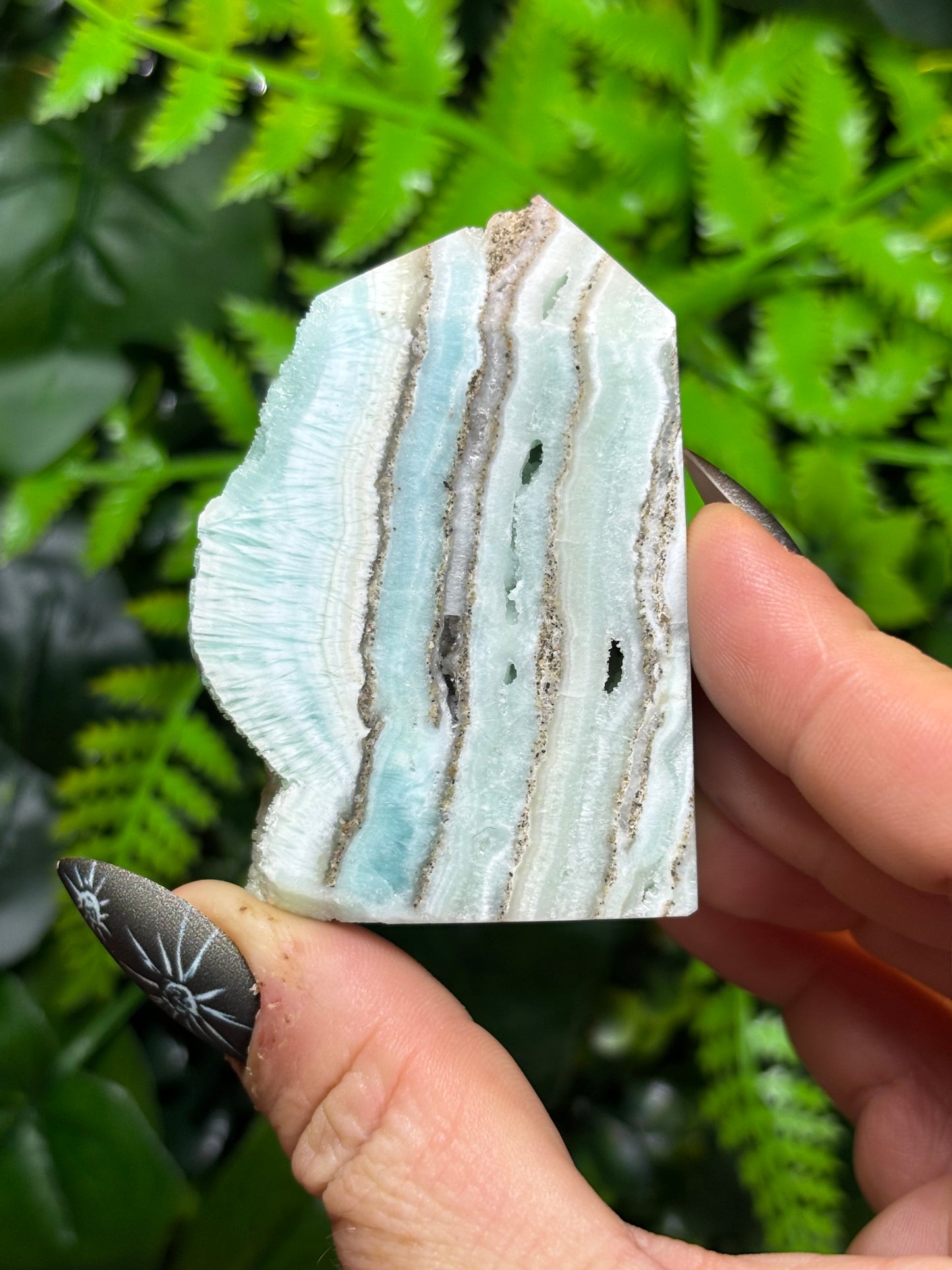 Blue Aragonite Tower