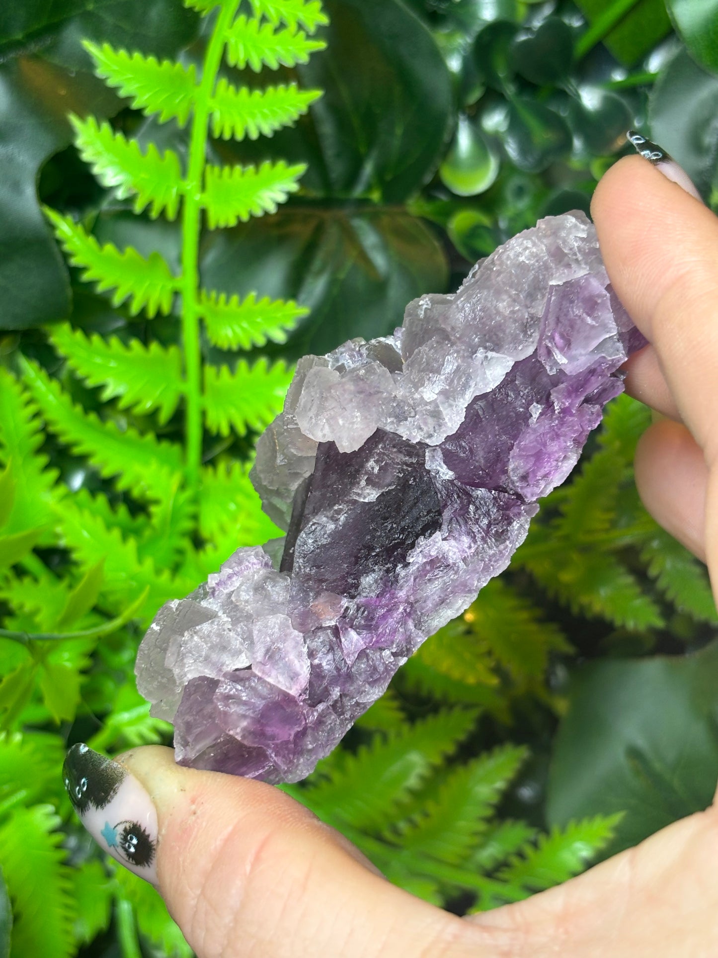 Colour zoned Purple Fluorite - Zhejiang, China