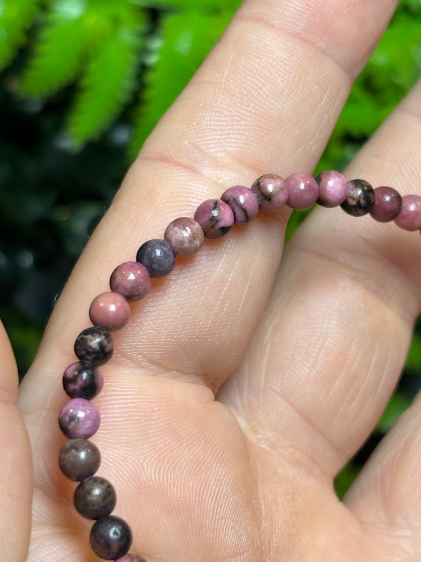 4mm beaded bracelets - elasticated - stackable - various