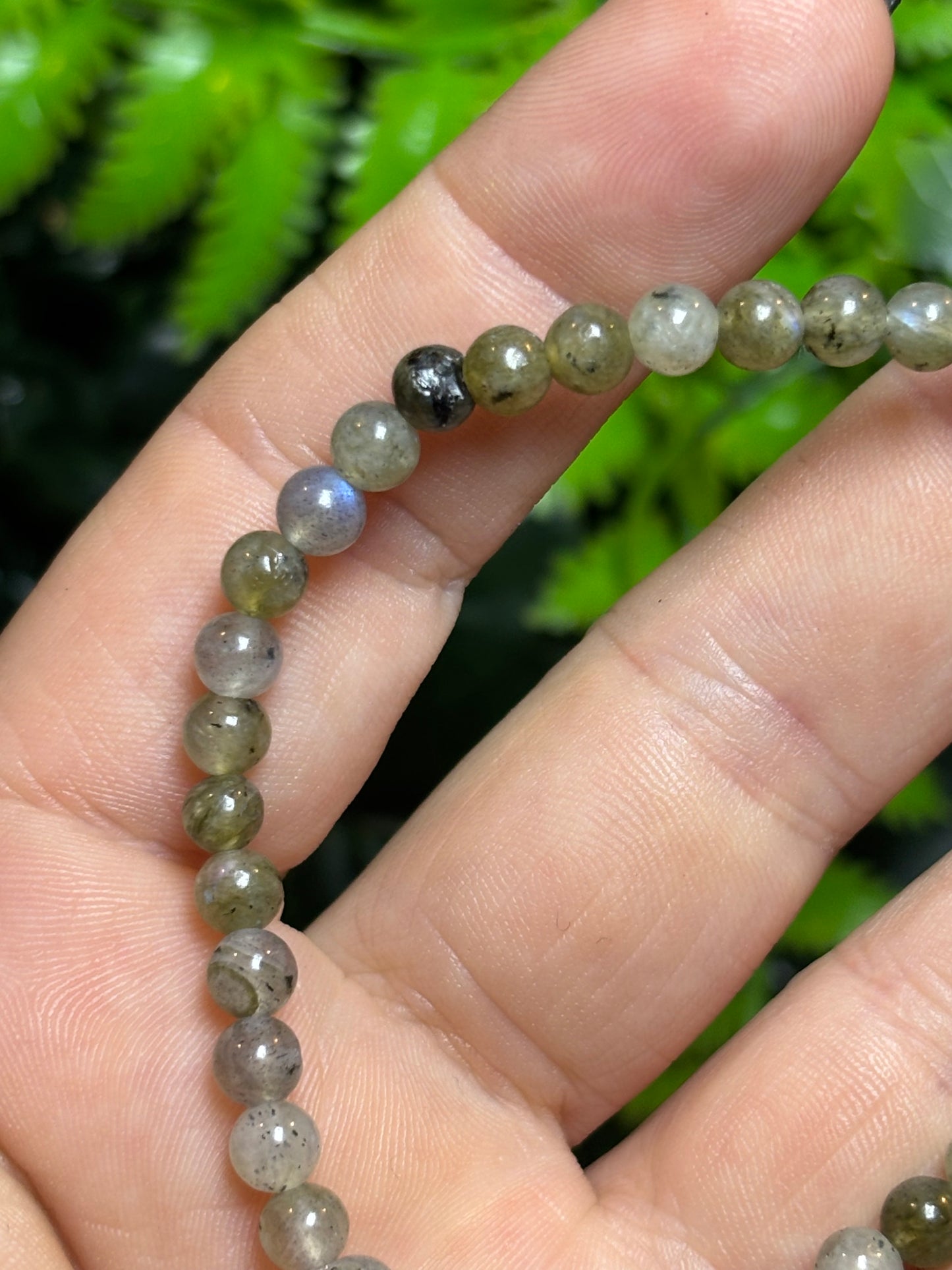 4mm beaded bracelets - elasticated - stackable - various