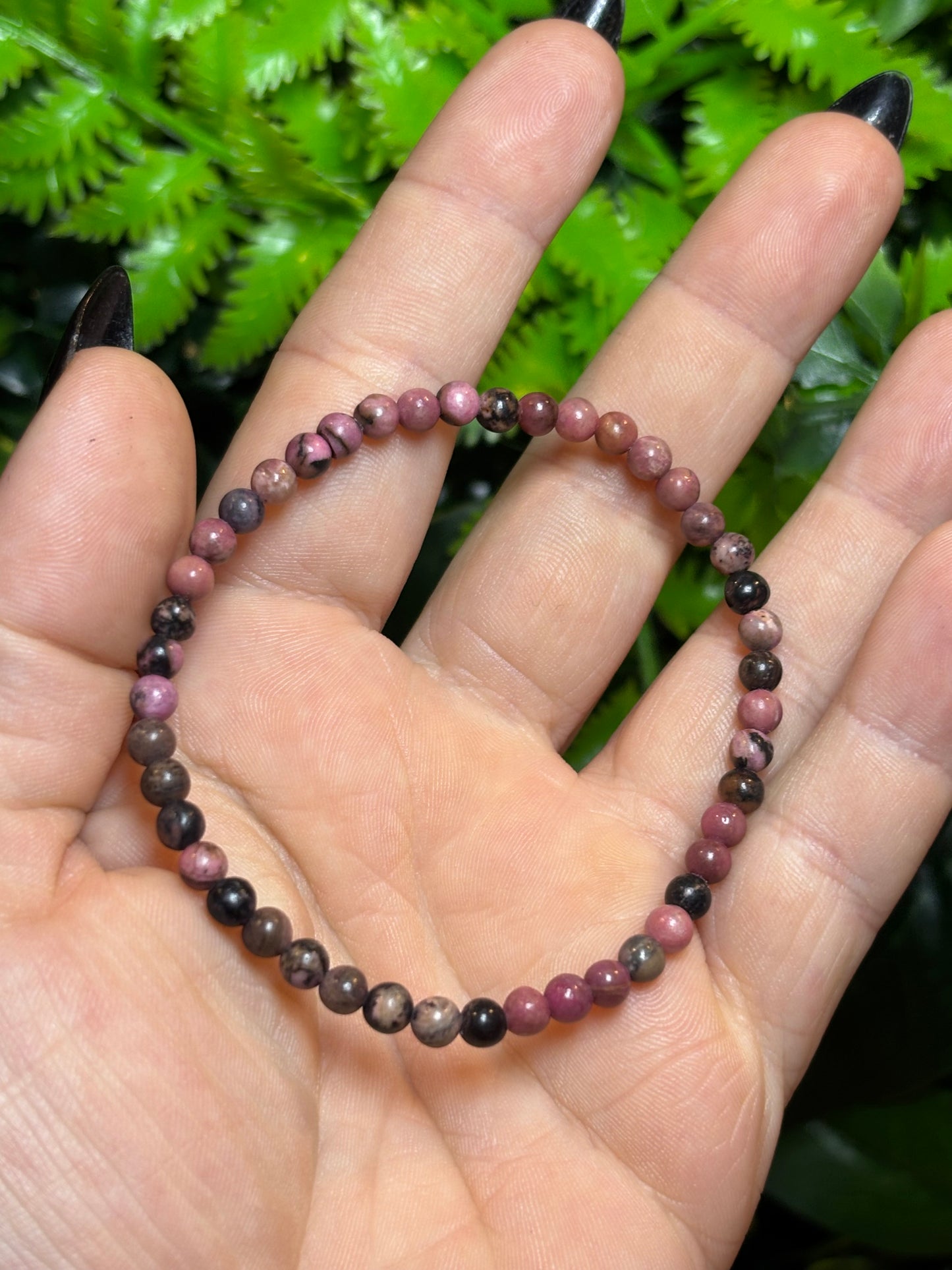 4mm beaded bracelets - elasticated - stackable - various