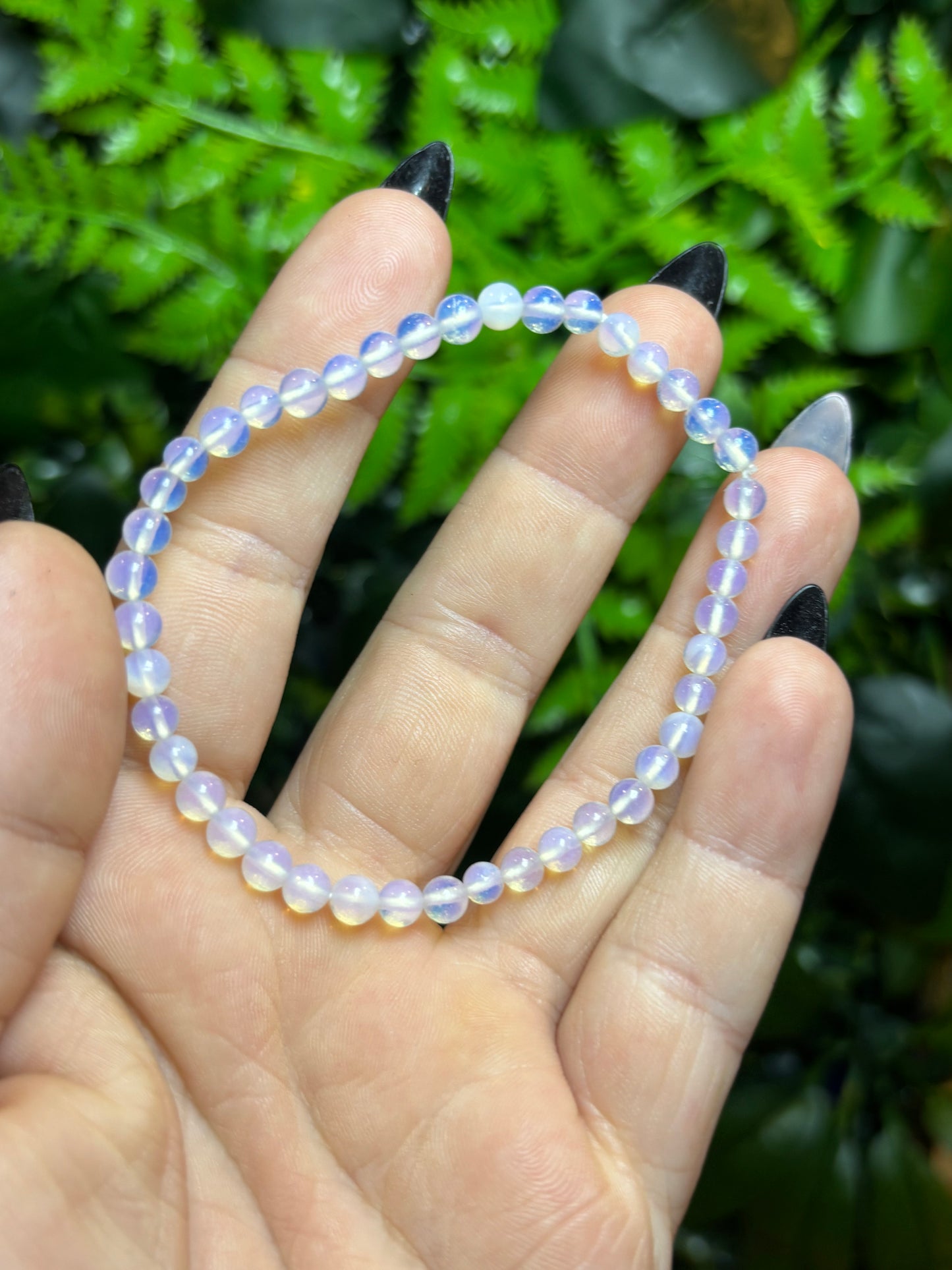 4mm beaded bracelets - elasticated - stackable - various