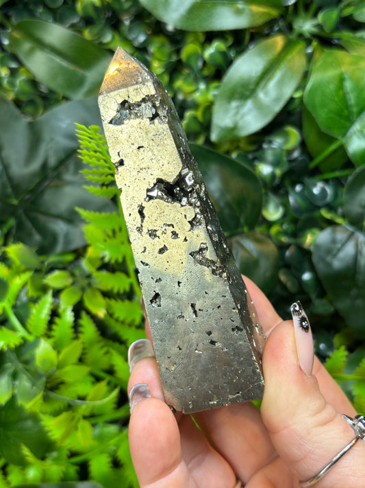 Peruvian Pyrite Obelisk