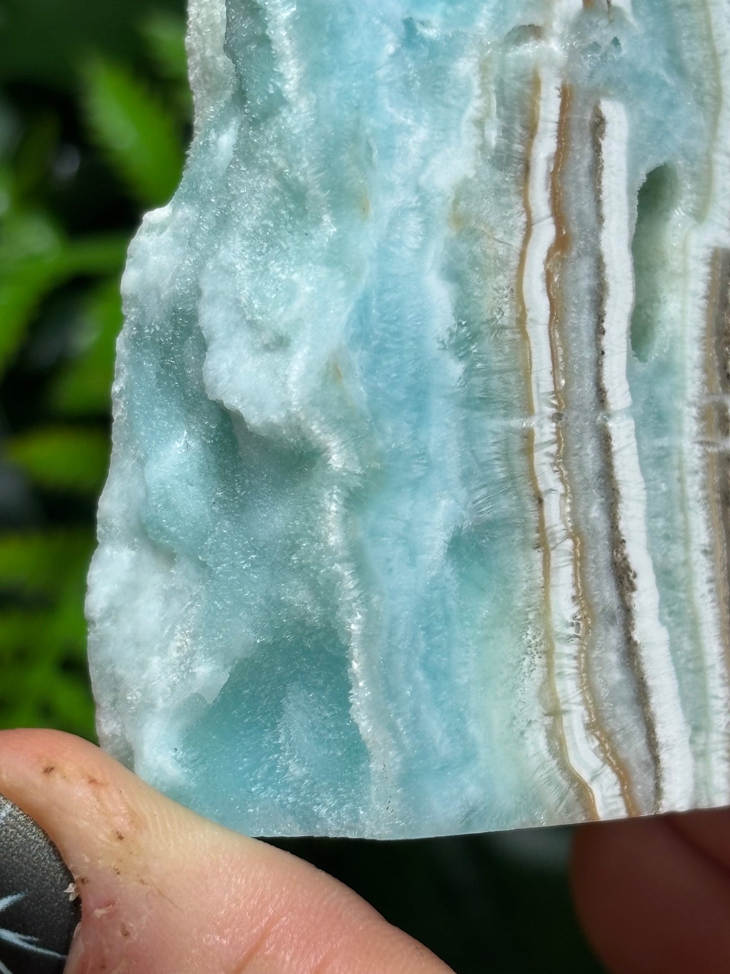Blue Aragonite Tower - B