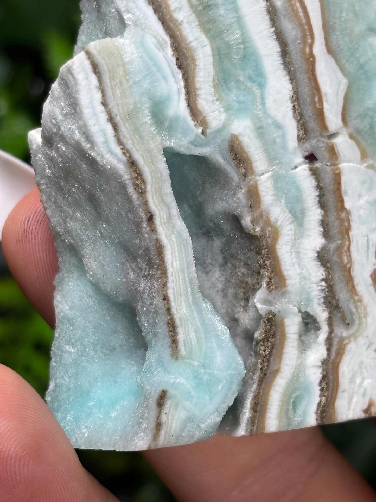 Blue Aragonite Tower - B