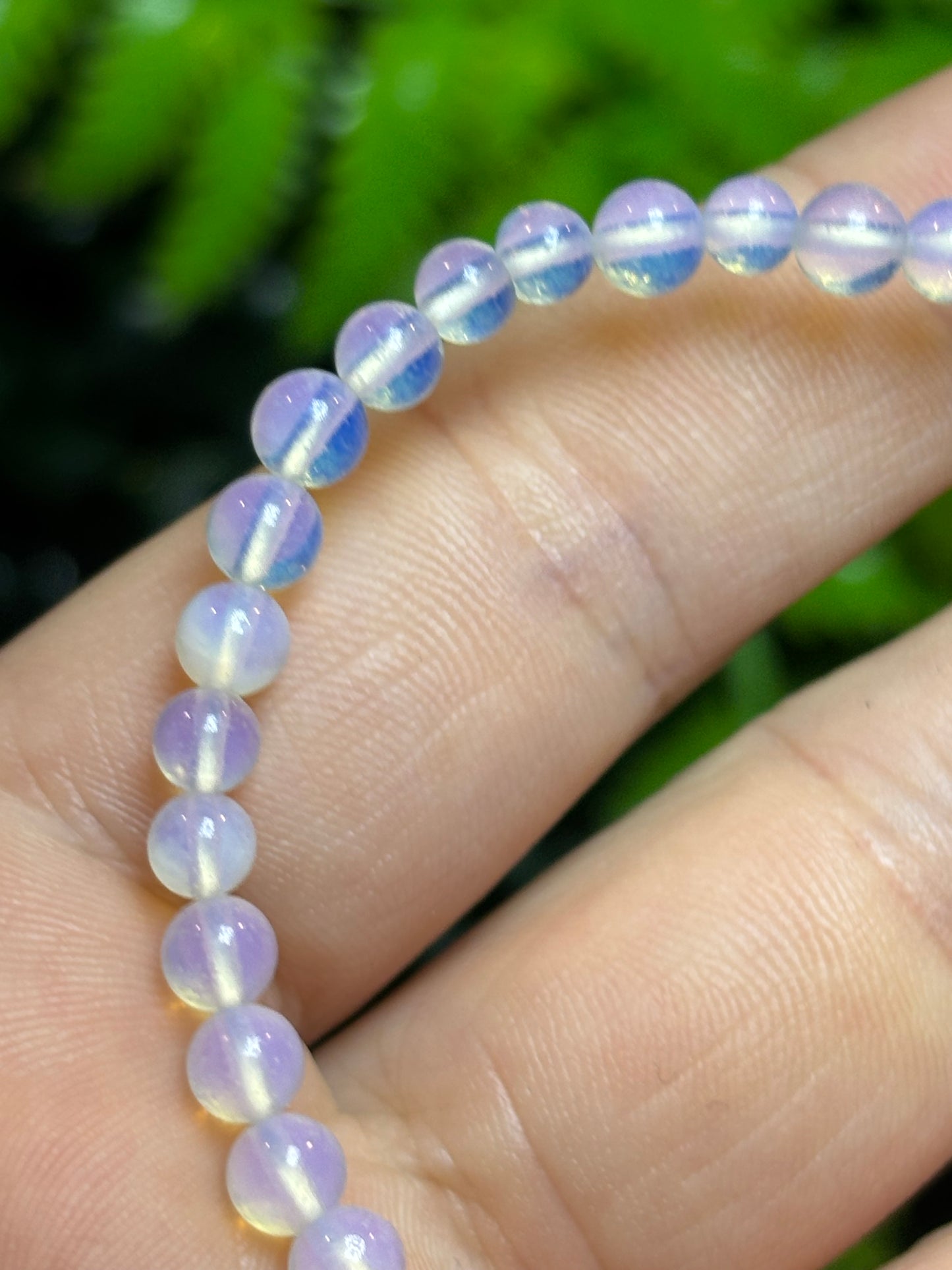 4mm beaded bracelets - elasticated - stackable - various