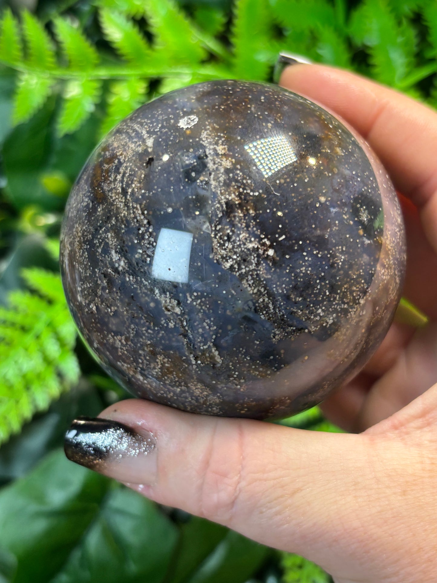Starry Sky Agate sphere