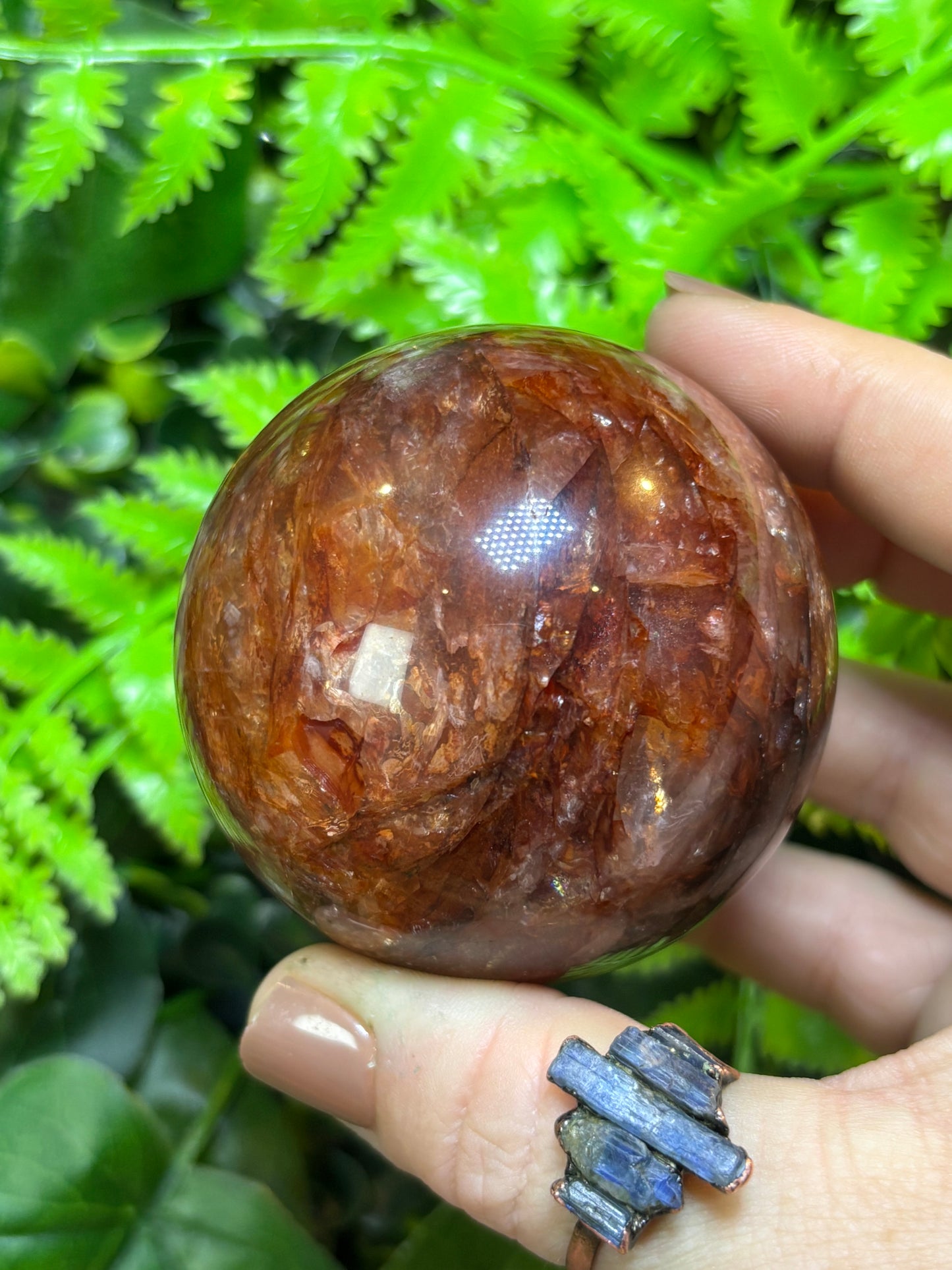 Fire Quartz sphere