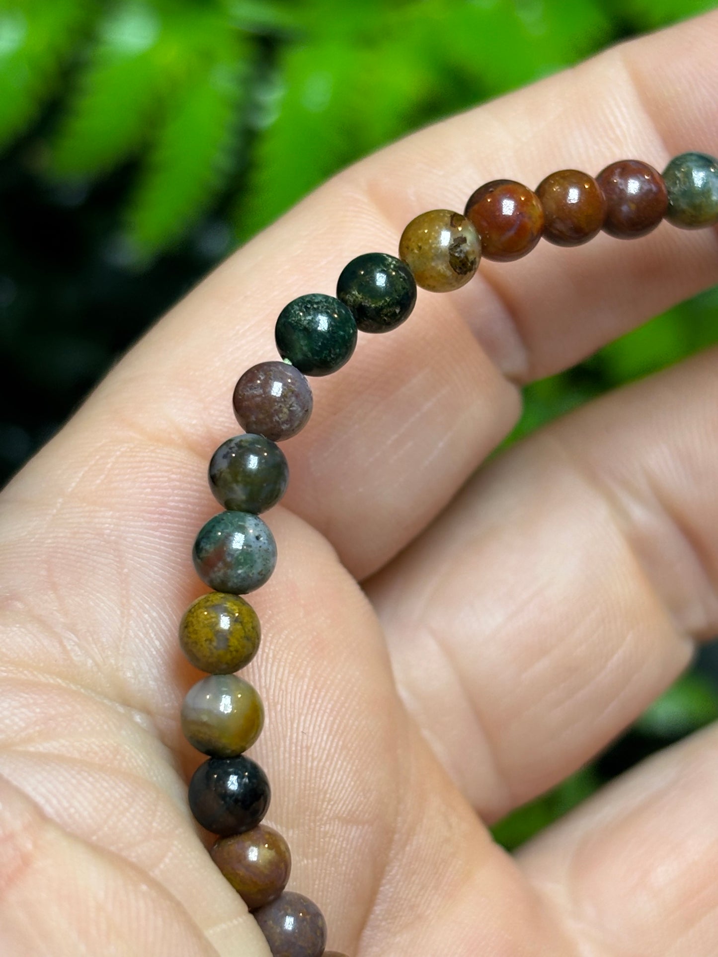 4mm beaded bracelets - elasticated - stackable - various