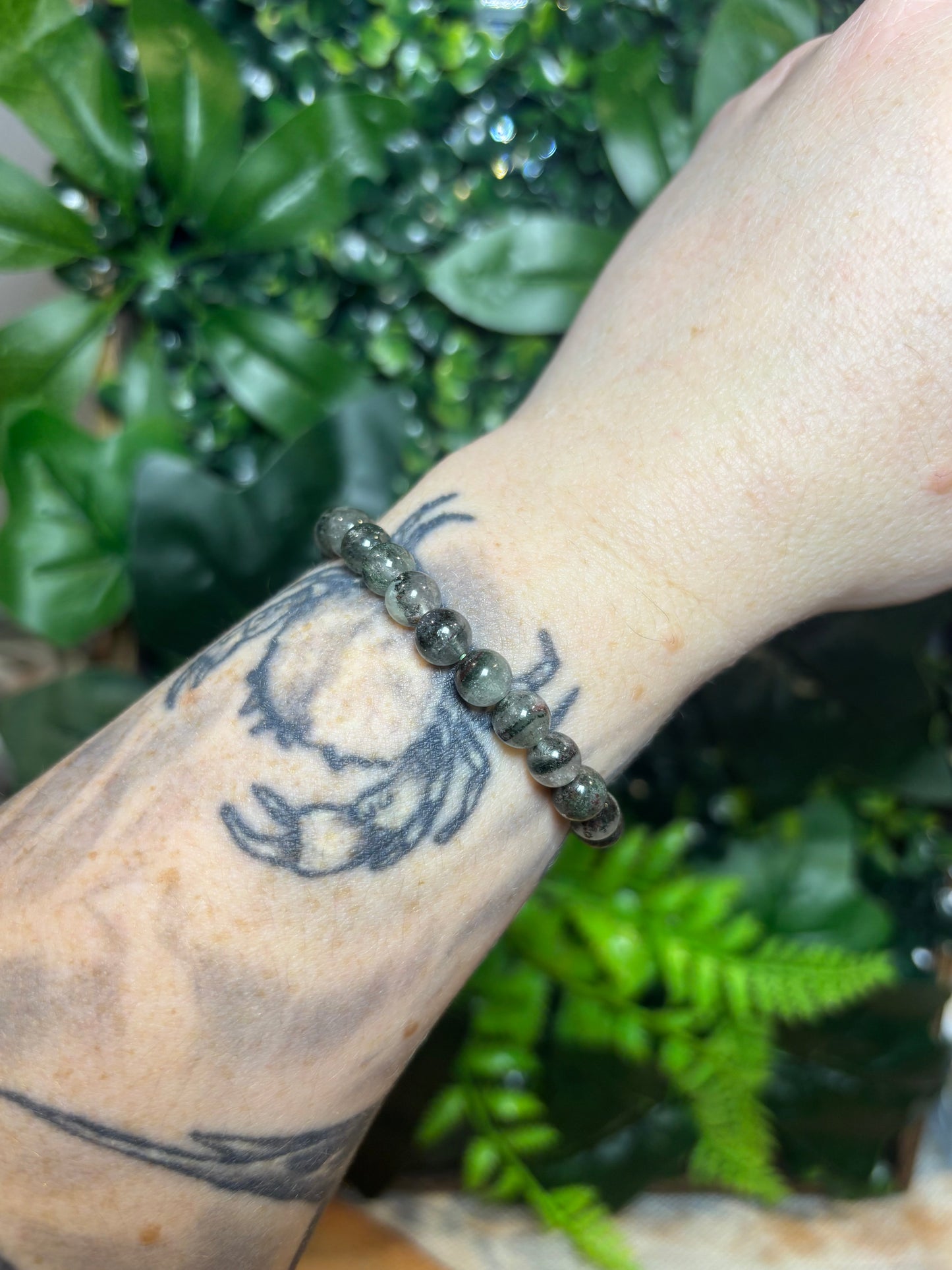 Garden Quartz beaded bracelet - 6mm