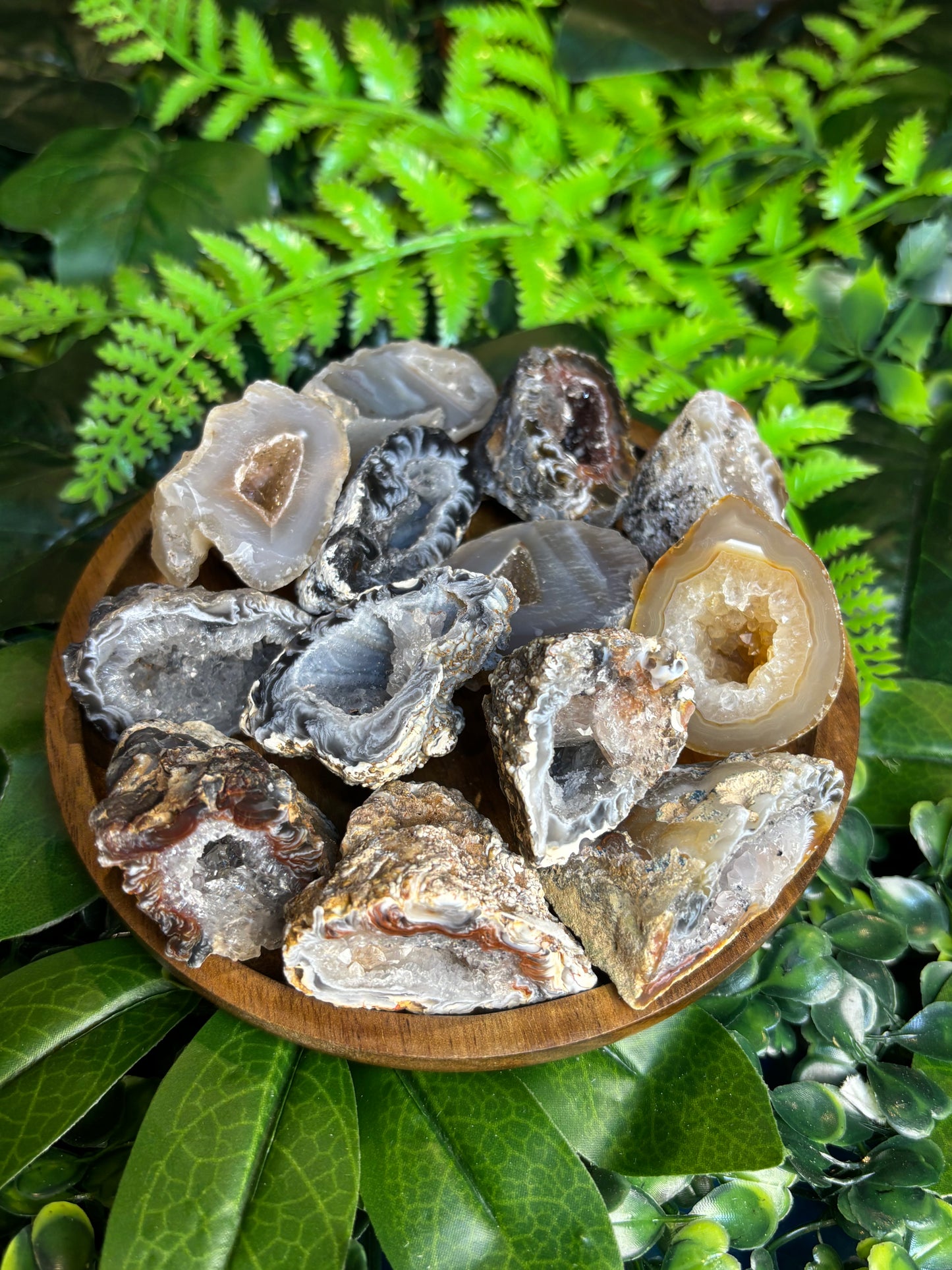 Oco Agate mini geode - Brazil - intuitively chosen