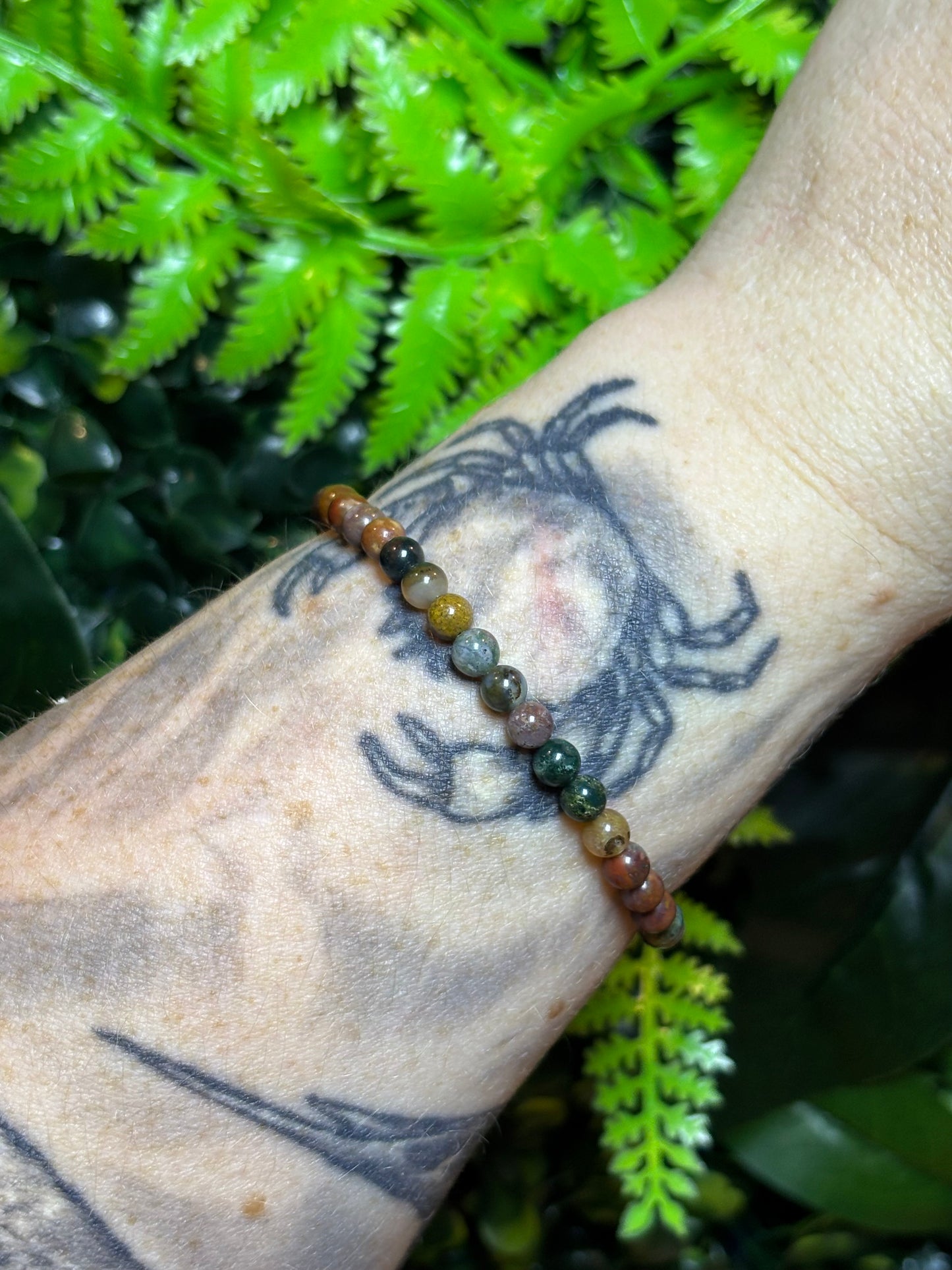 4mm beaded bracelets - elasticated - stackable - various