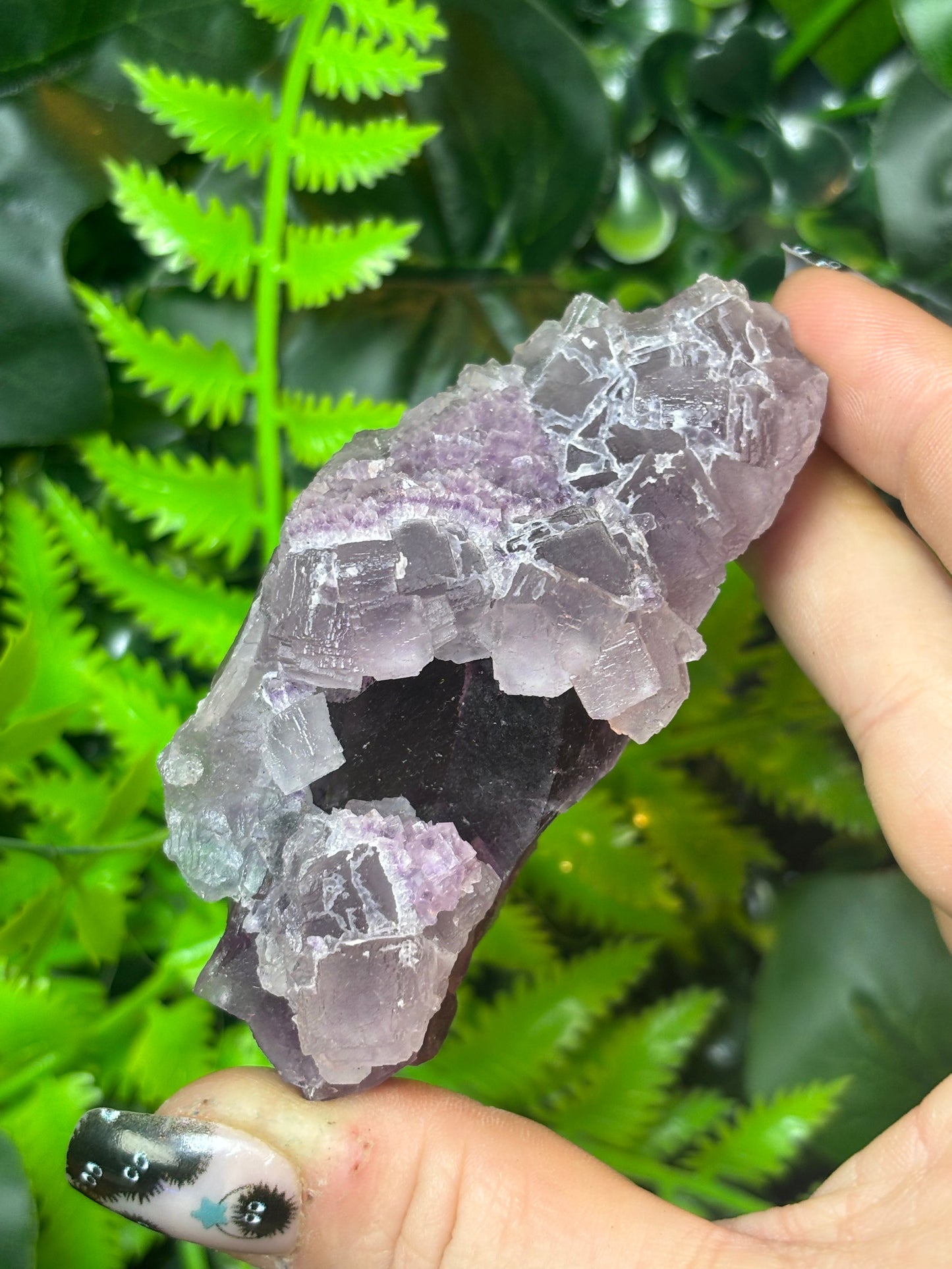 Colour zoned Purple Fluorite - Zhejiang, China