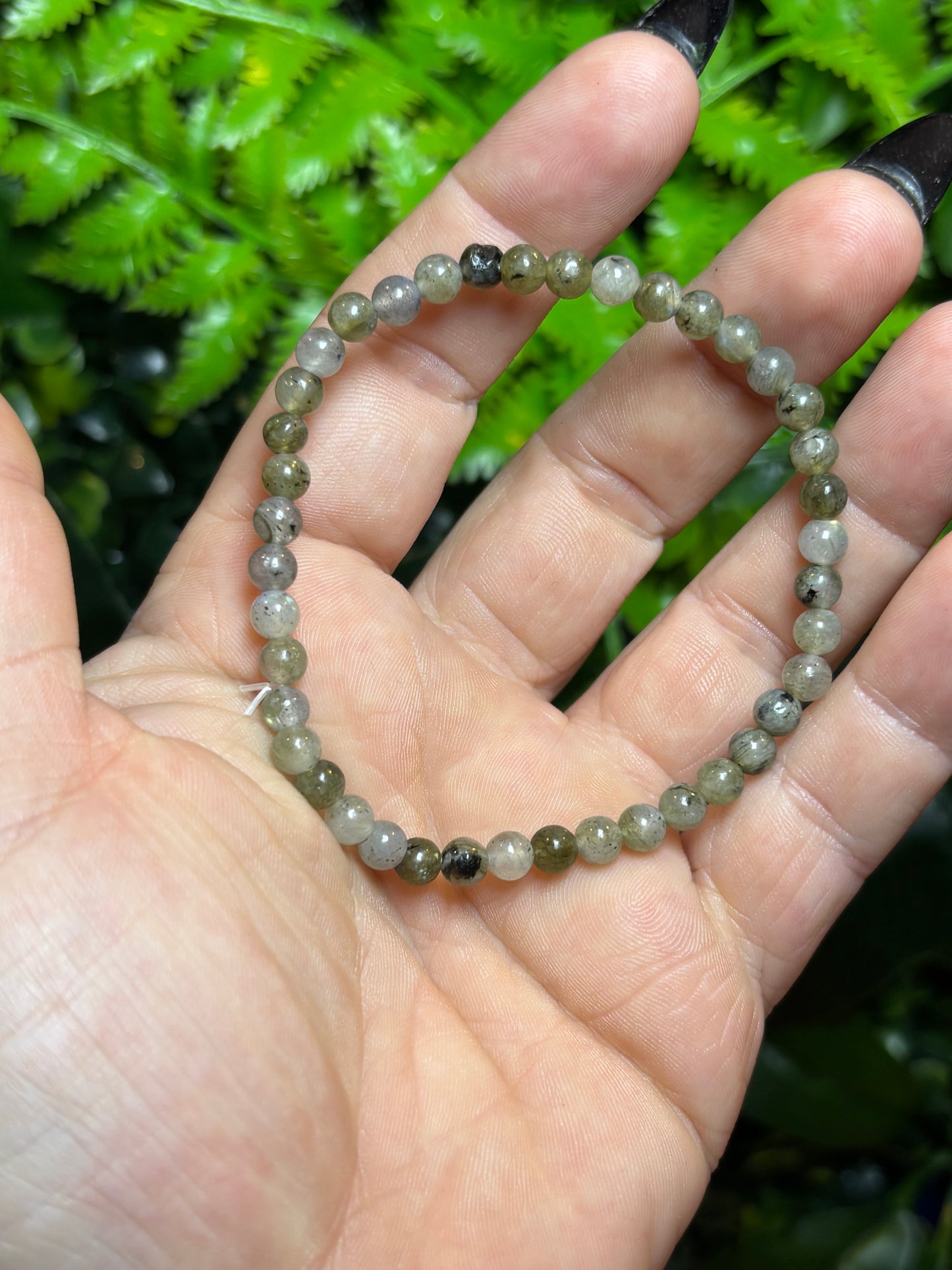 4mm beaded bracelets - elasticated - stackable - various