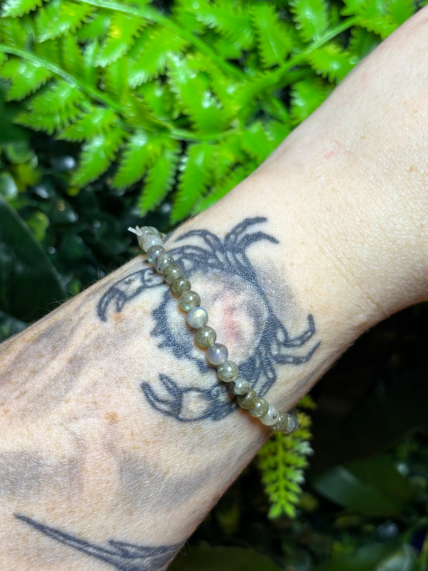 4mm beaded bracelets - elasticated - stackable - various