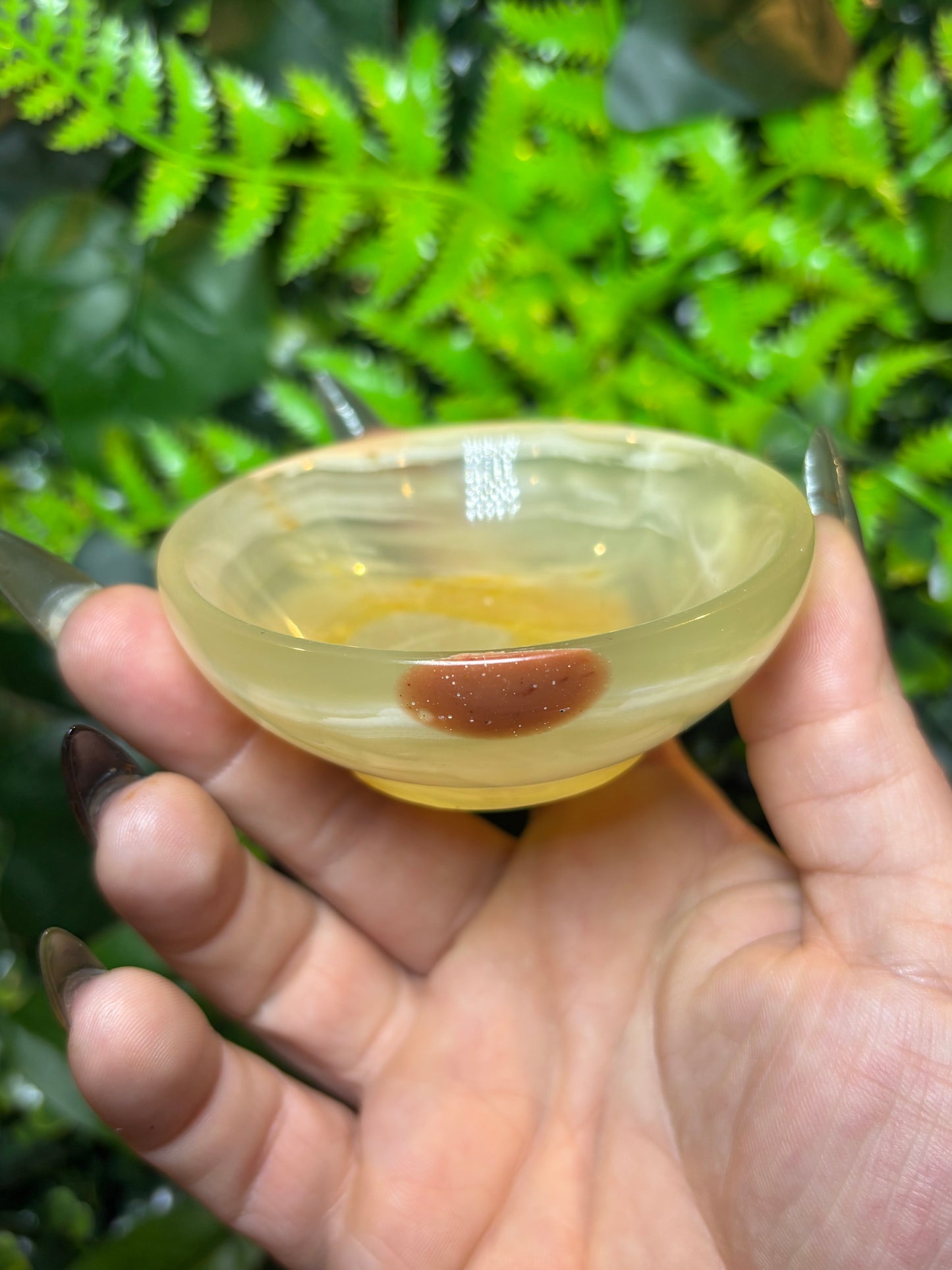 Green Onyx bowl - A