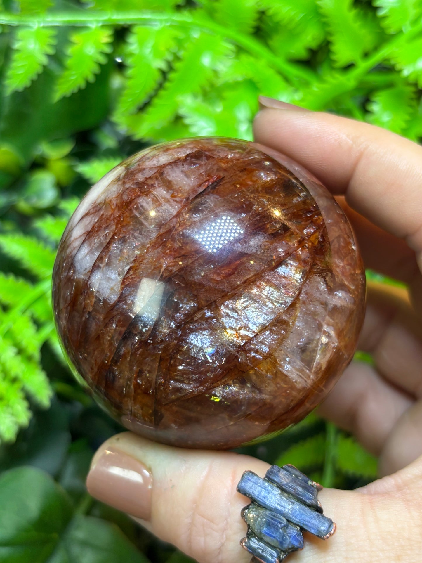 Fire Quartz sphere