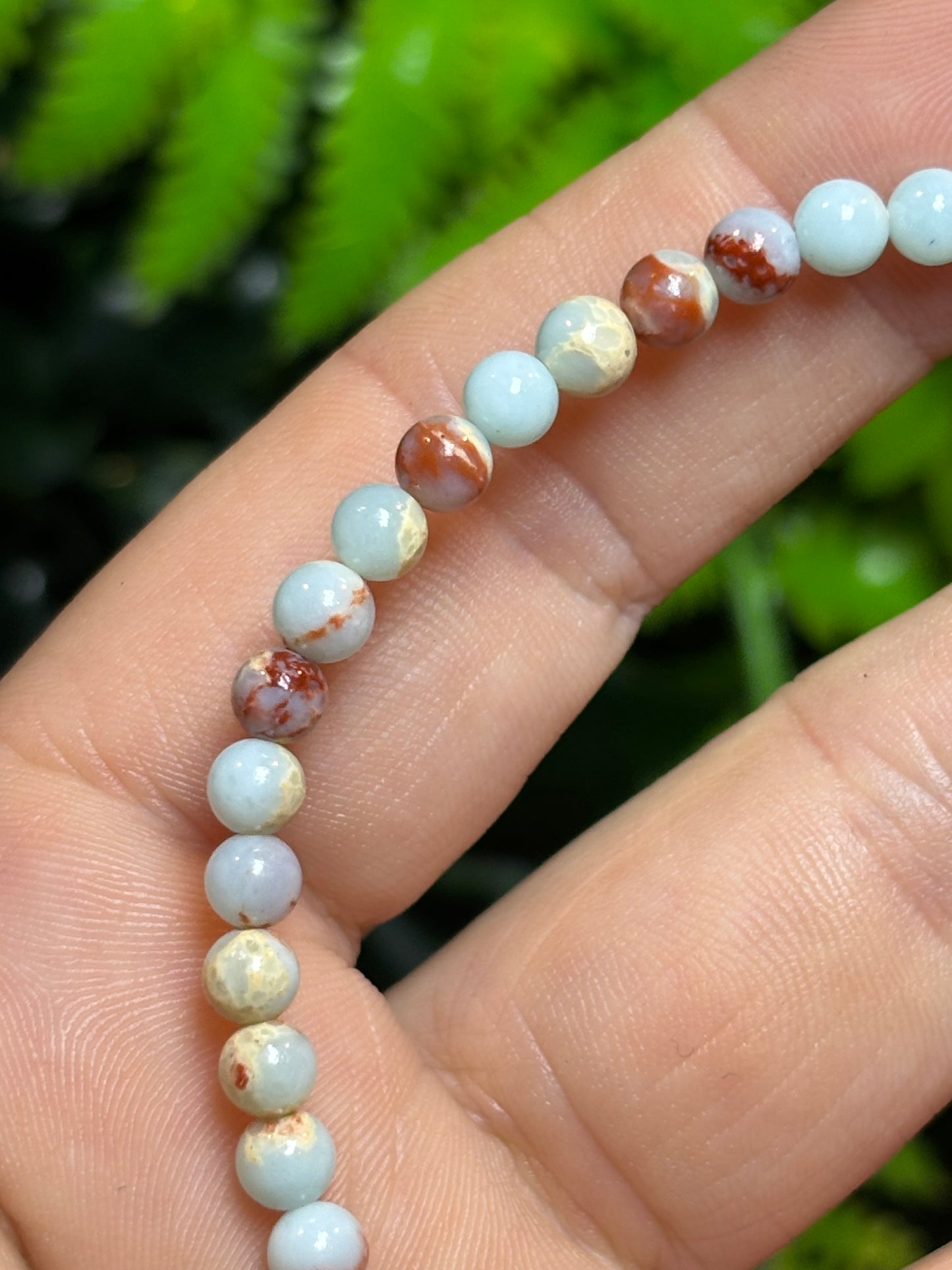 4mm beaded bracelets - elasticated - stackable - various