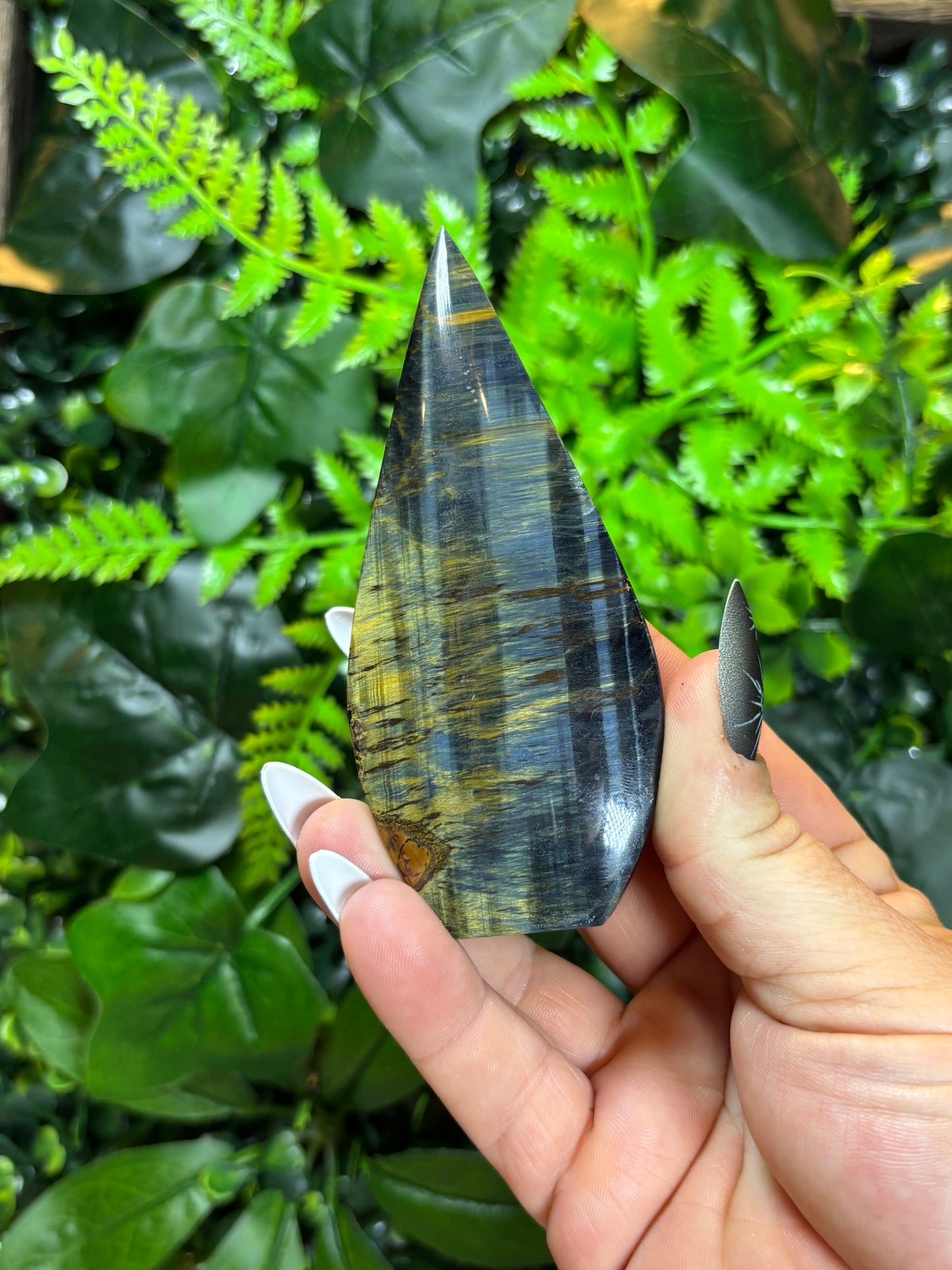 Blue Tiger’s Eye Shield