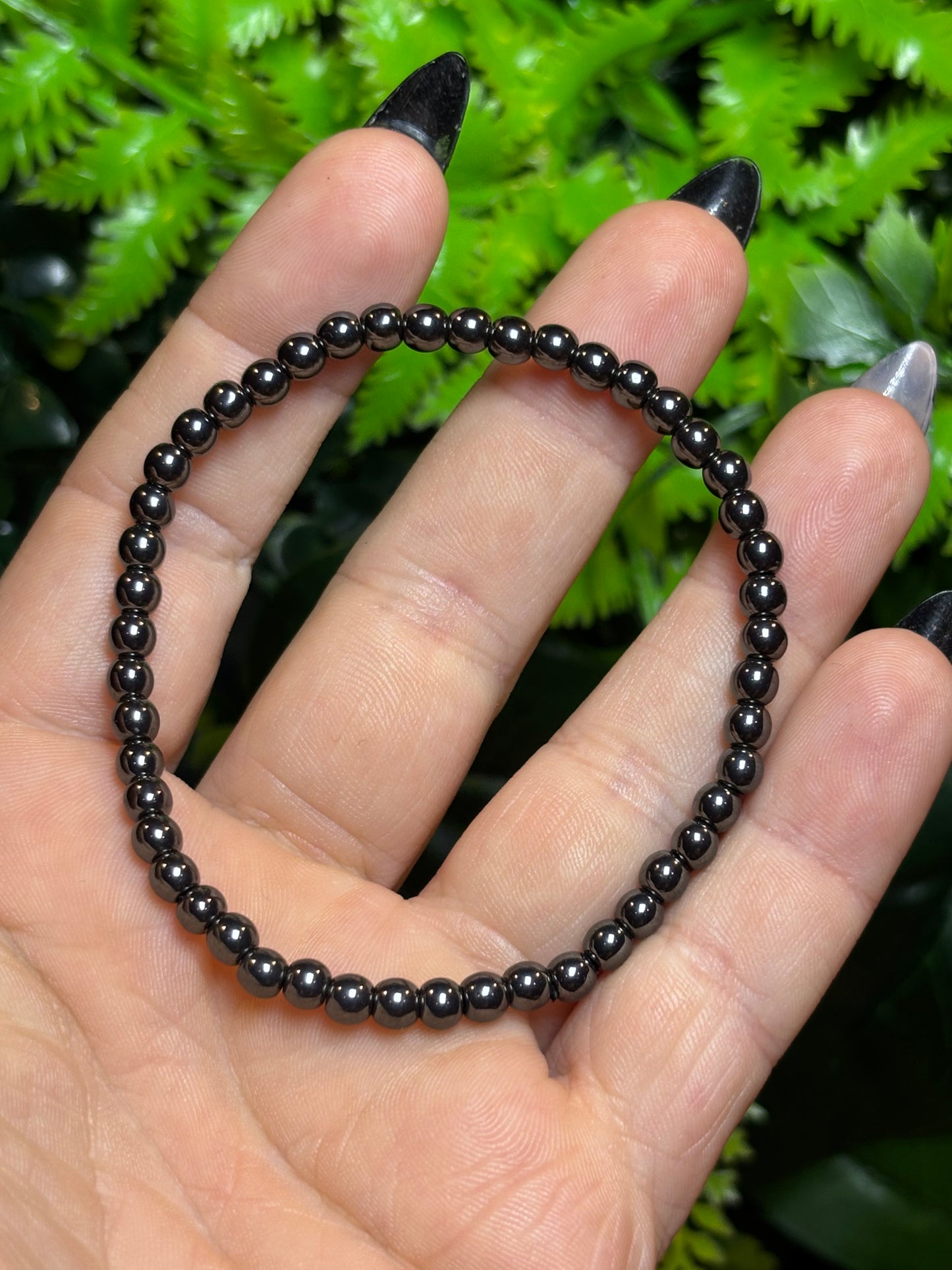 4mm beaded bracelets - elasticated - stackable - various