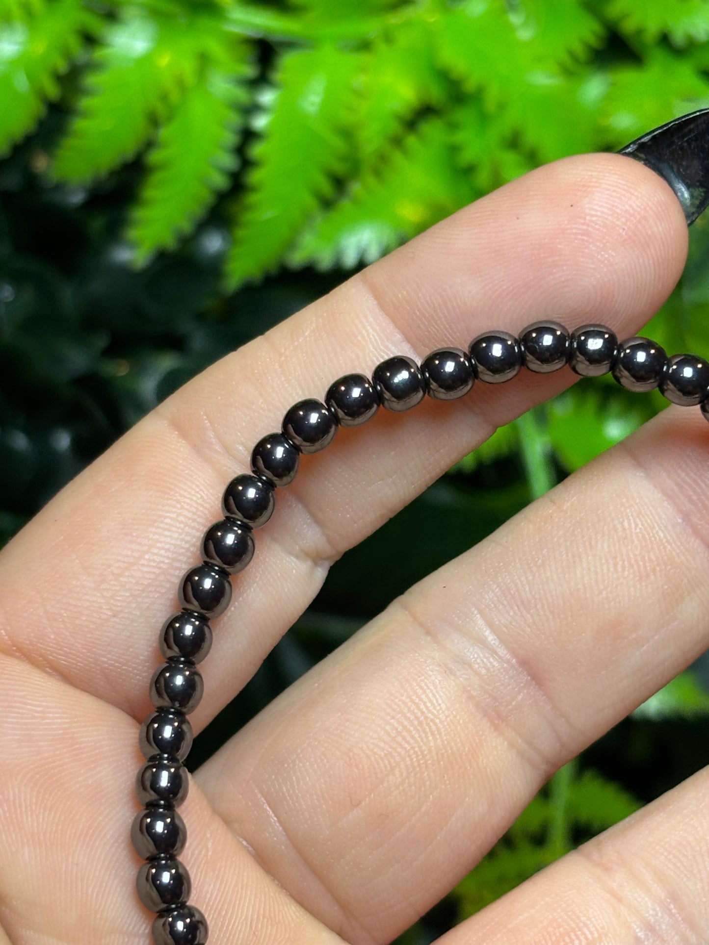 4mm beaded bracelets - elasticated - stackable - various