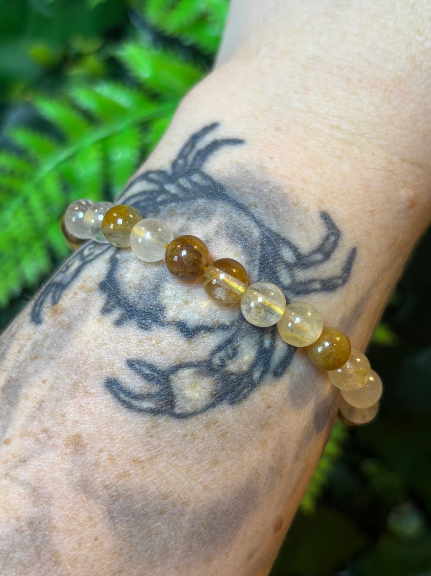 Golden Healer Quartz beaded bracelet - 6mm