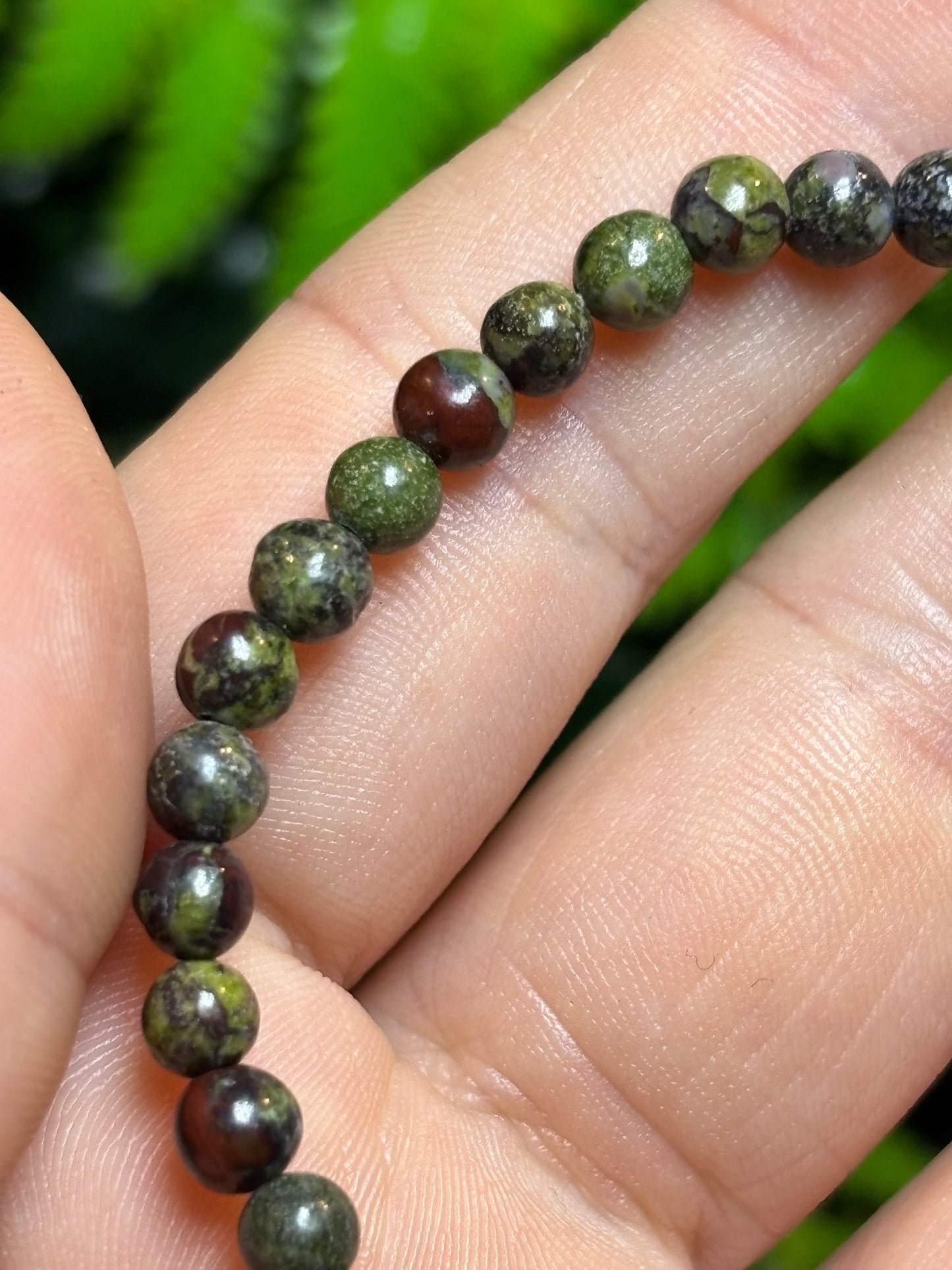 4mm beaded bracelets - elasticated - stackable - various