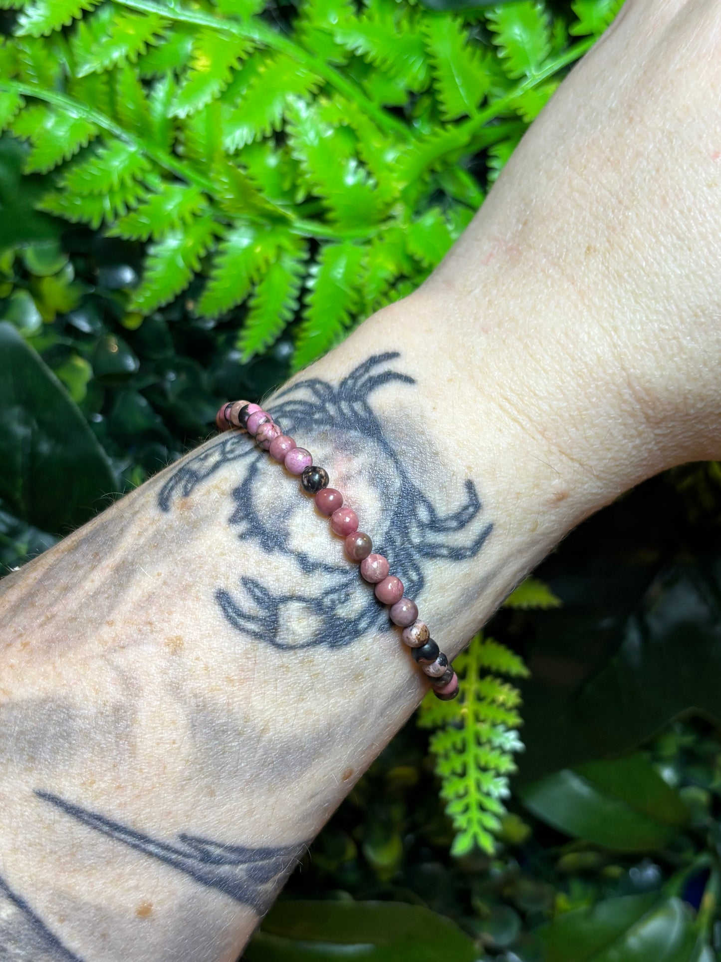 4mm beaded bracelets - elasticated - stackable - various