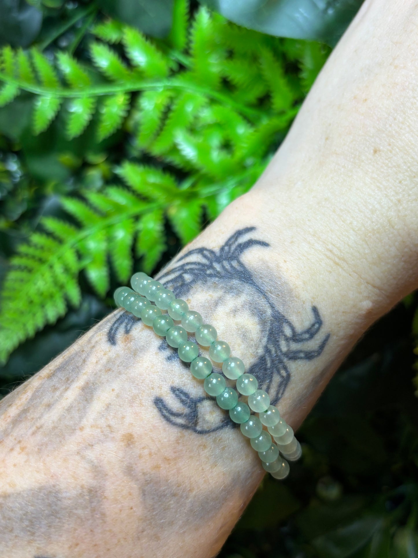 Green Aventurine beaded bracelet - 4mm