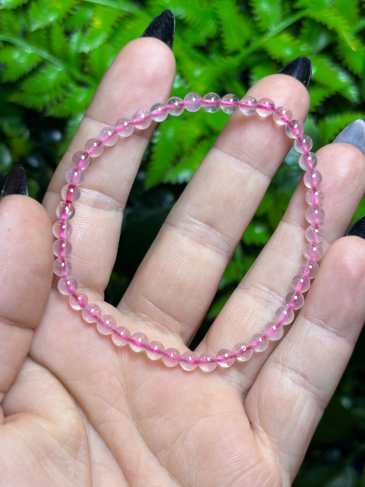 4mm beaded bracelets - elasticated - stackable - various