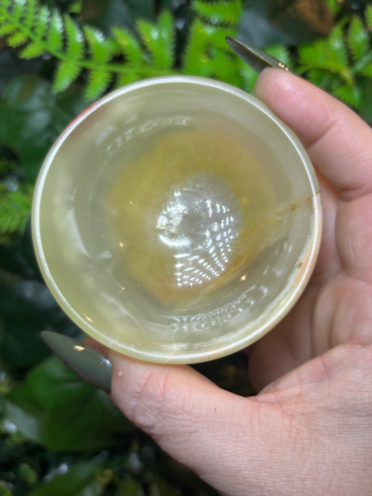 Green Onyx bowl - A