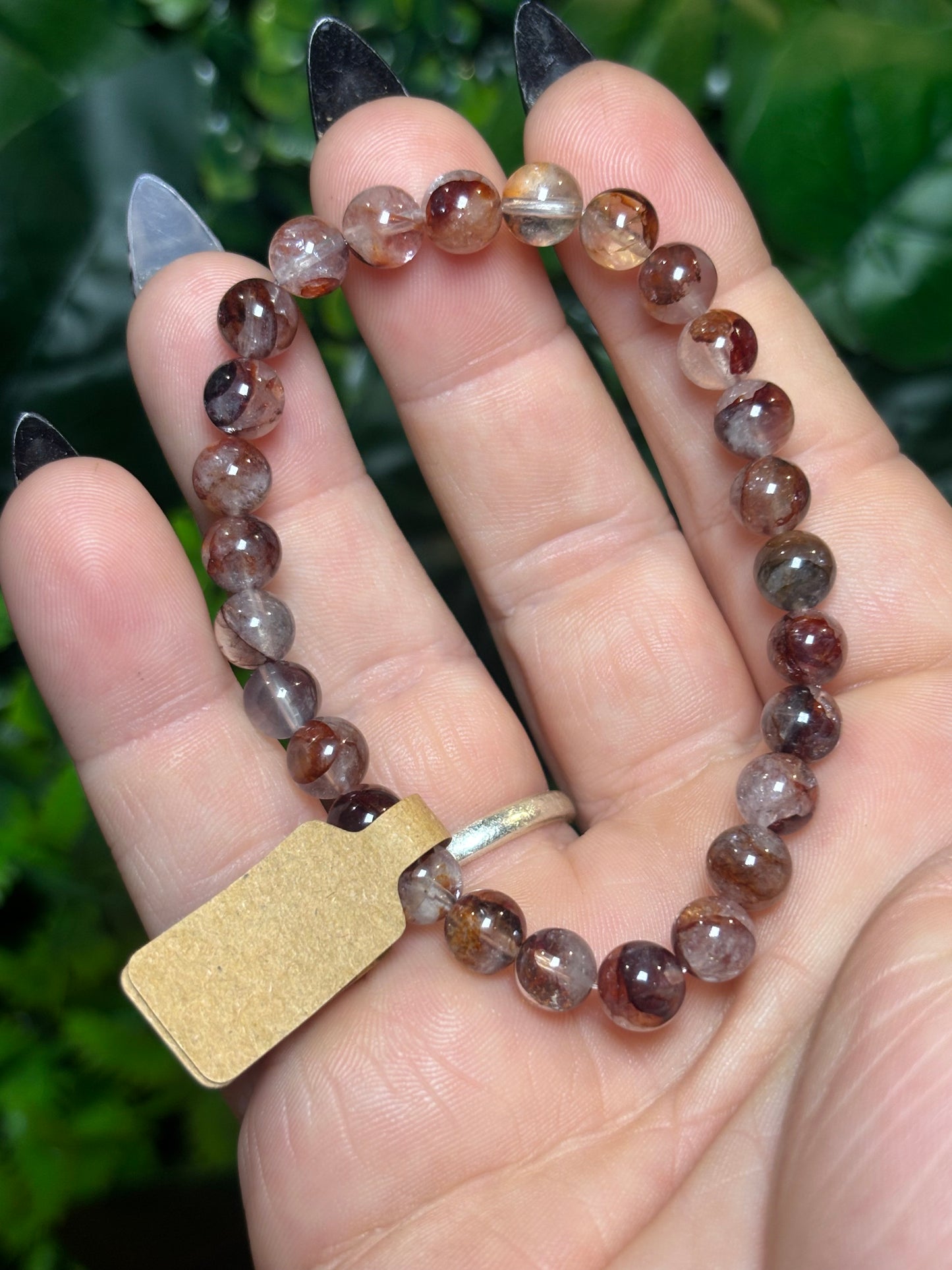 High Quality Fire Quartz beaded bracelet - 6mm