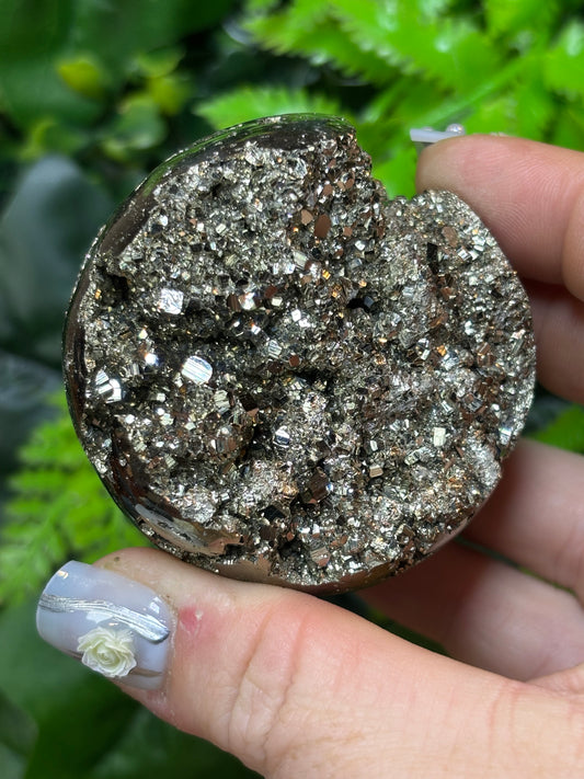 Druzy Pyrite sphere