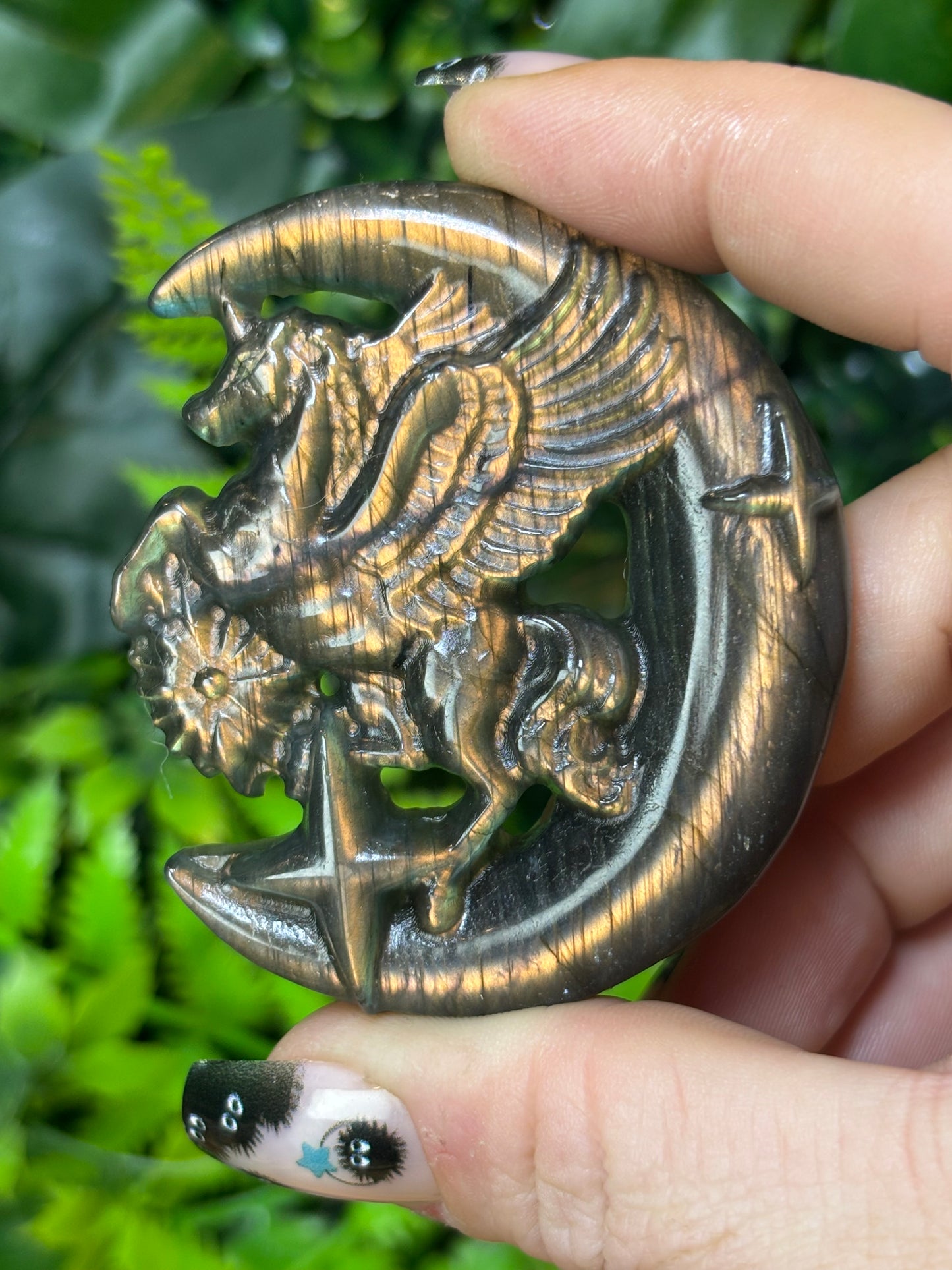 Labradorite Unicorn Moon