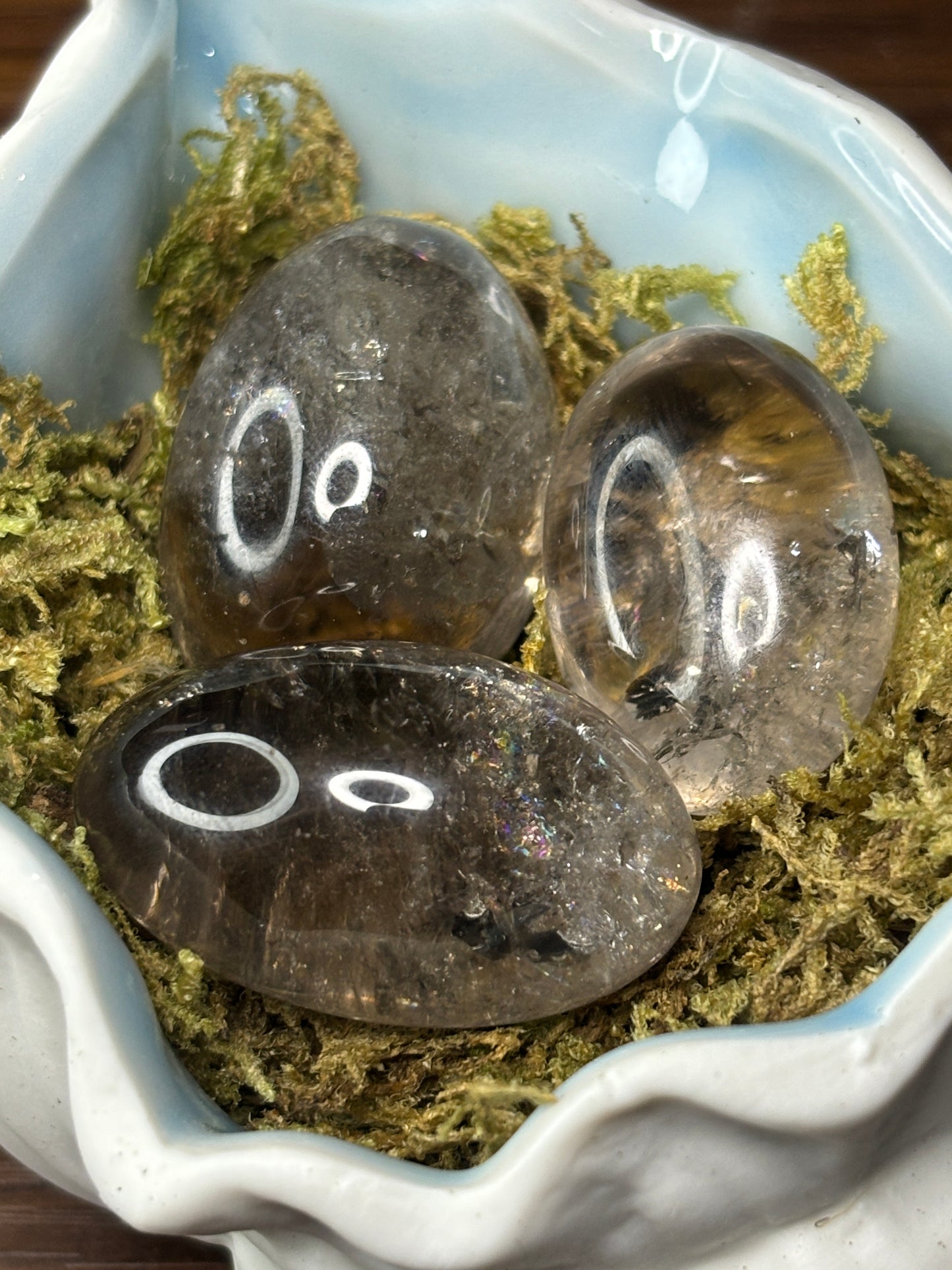 Smoky quartz tumble stone