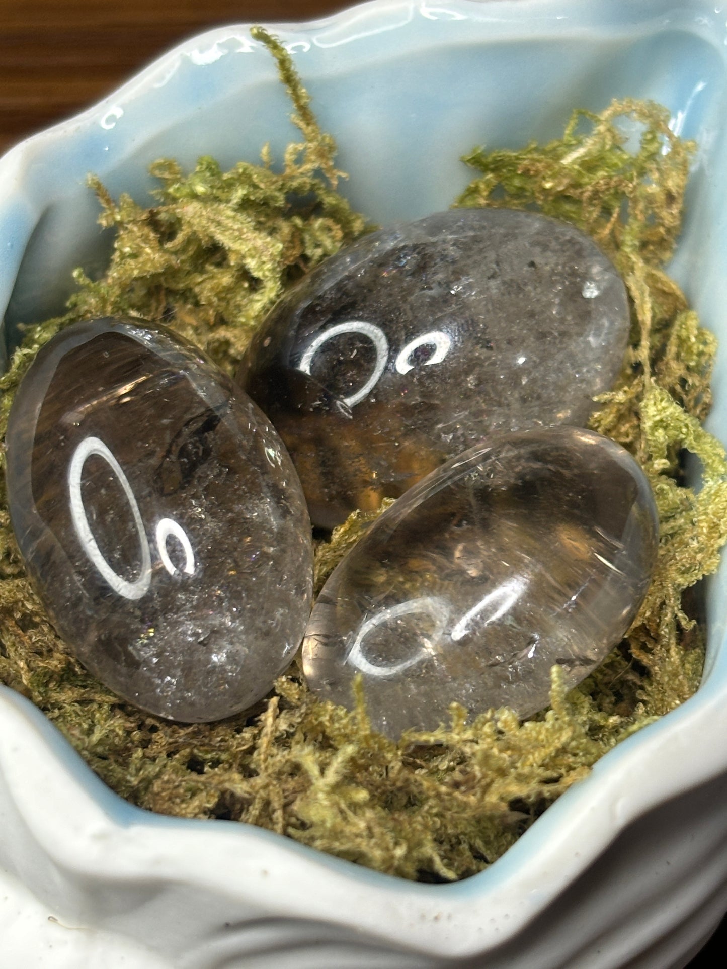 Smoky quartz tumble stone