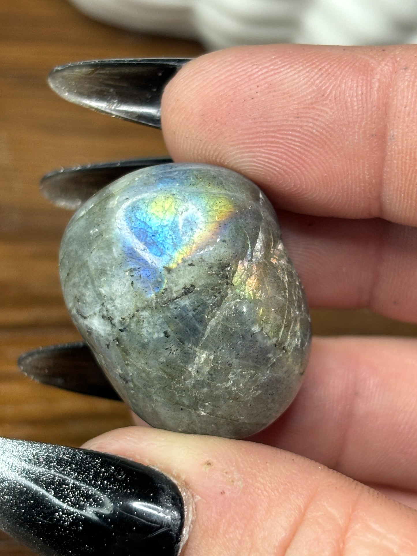 Labradorite tumble stone