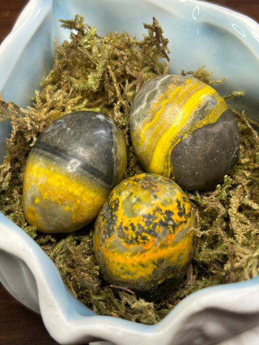 Bumblebee jasper tumble stone