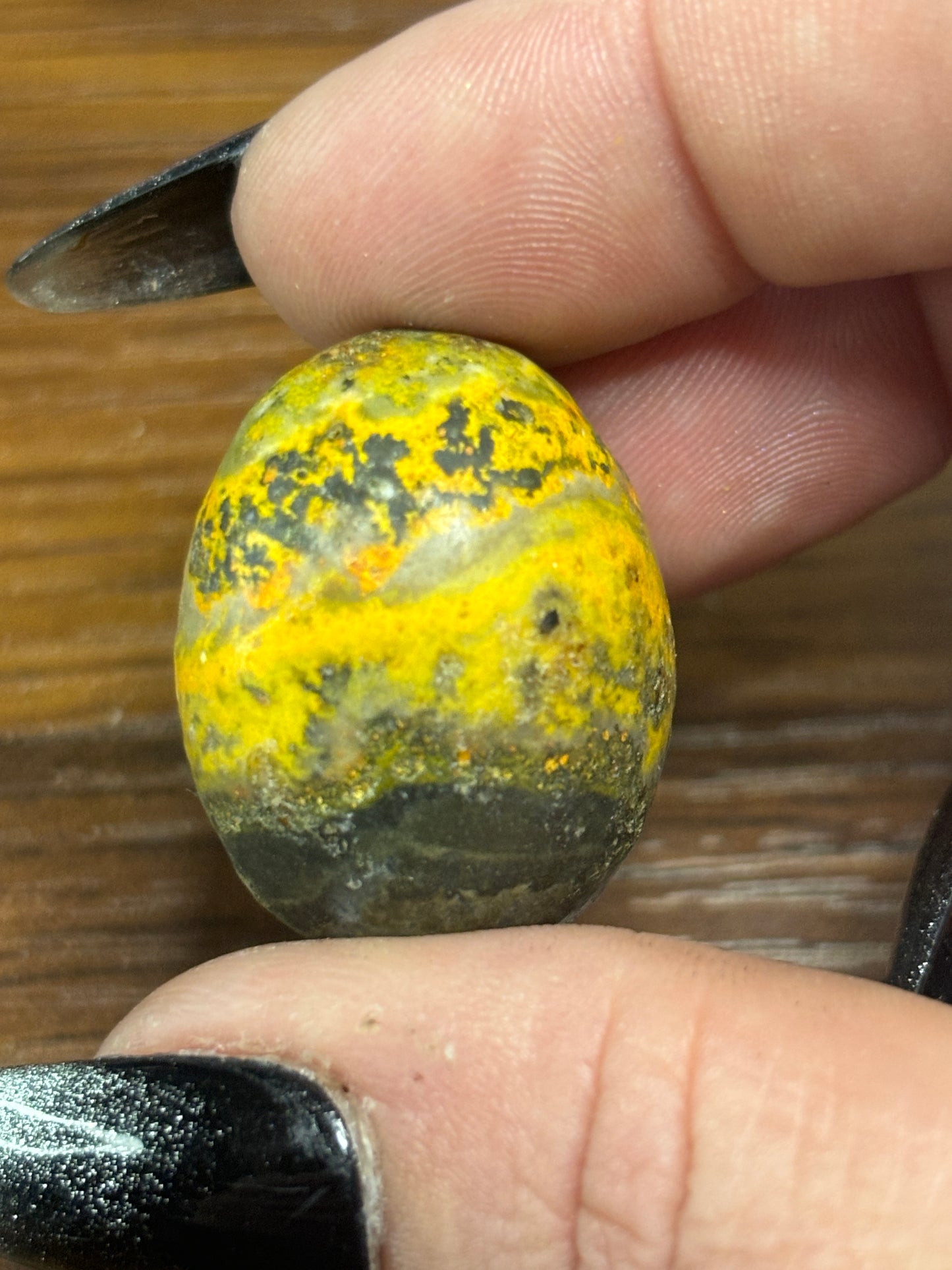 Bumblebee jasper tumble stone