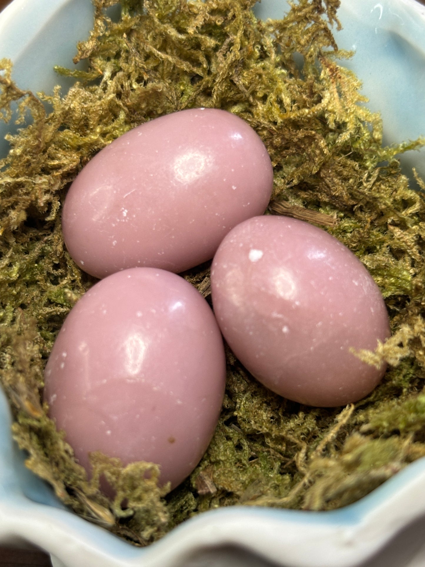 Pink opal tumble stone