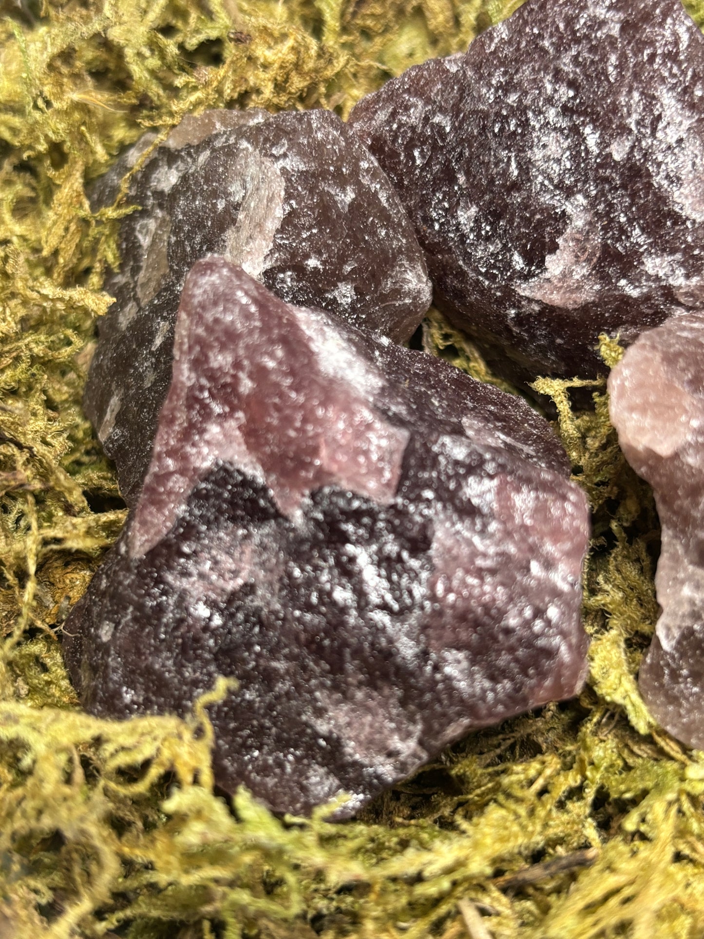 Raw strawberry quartz