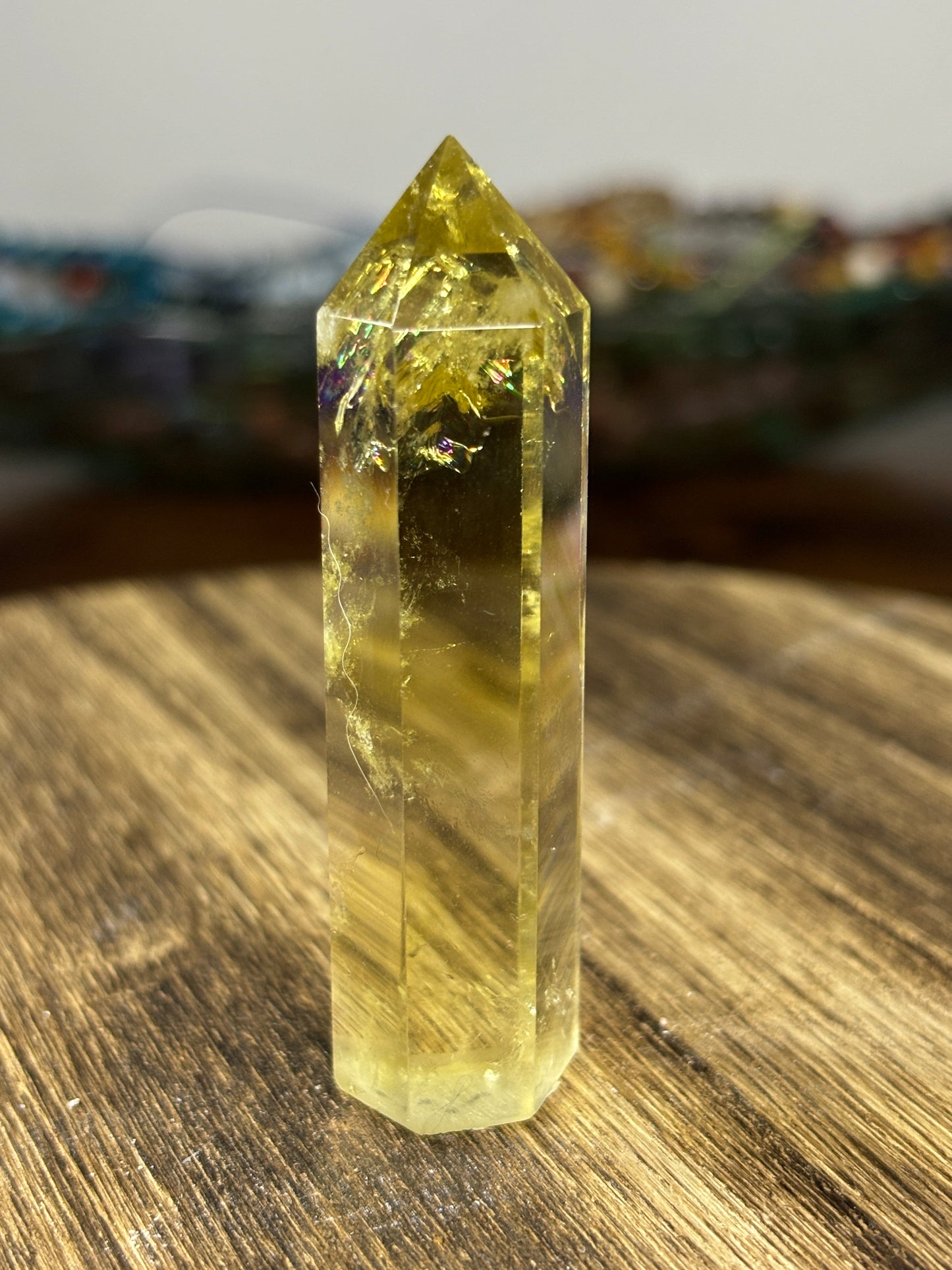 Small citrine tower, 6.5cm